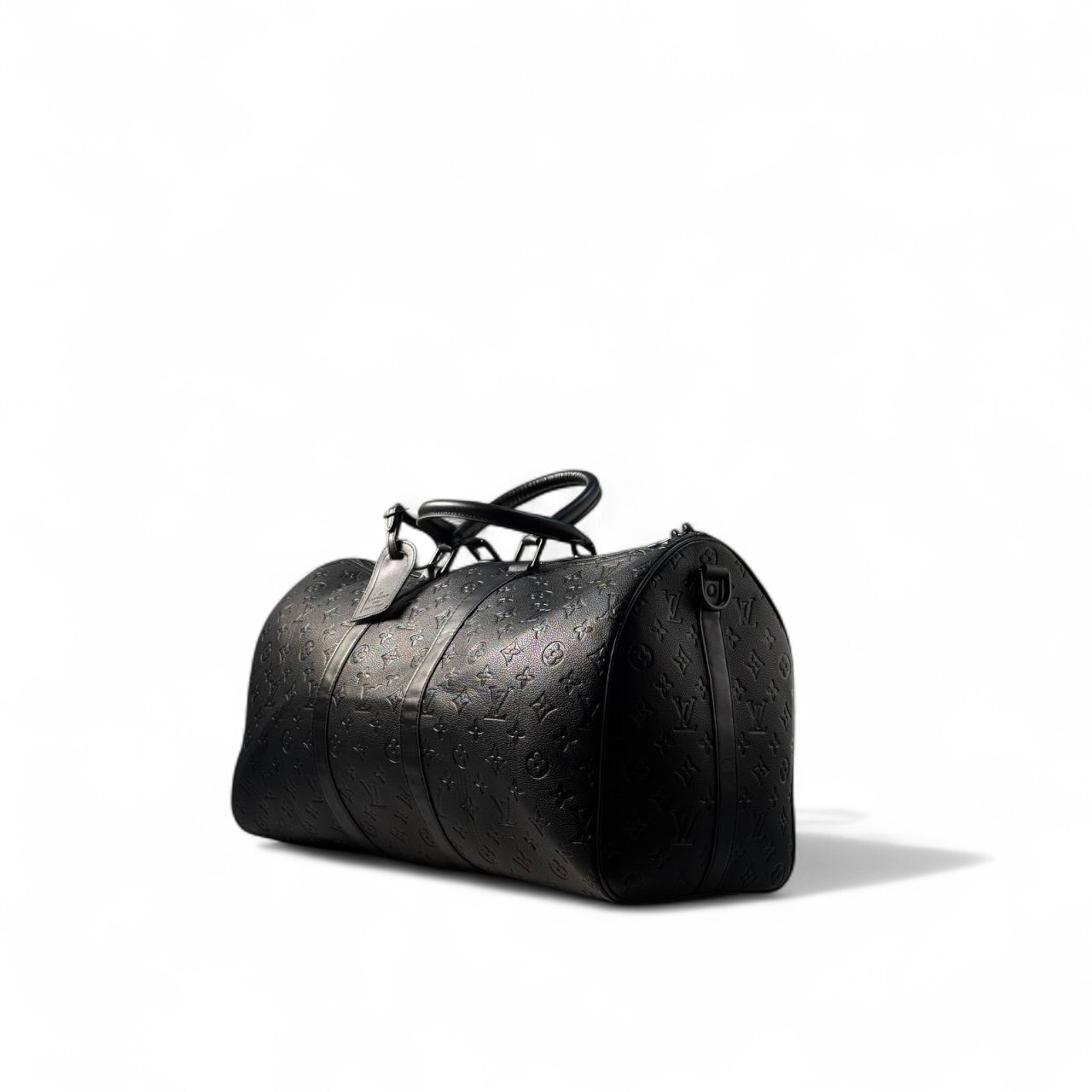 Louis Vuitton Keepall Bandoulière – Shadow Black Monogram 🖤🧳