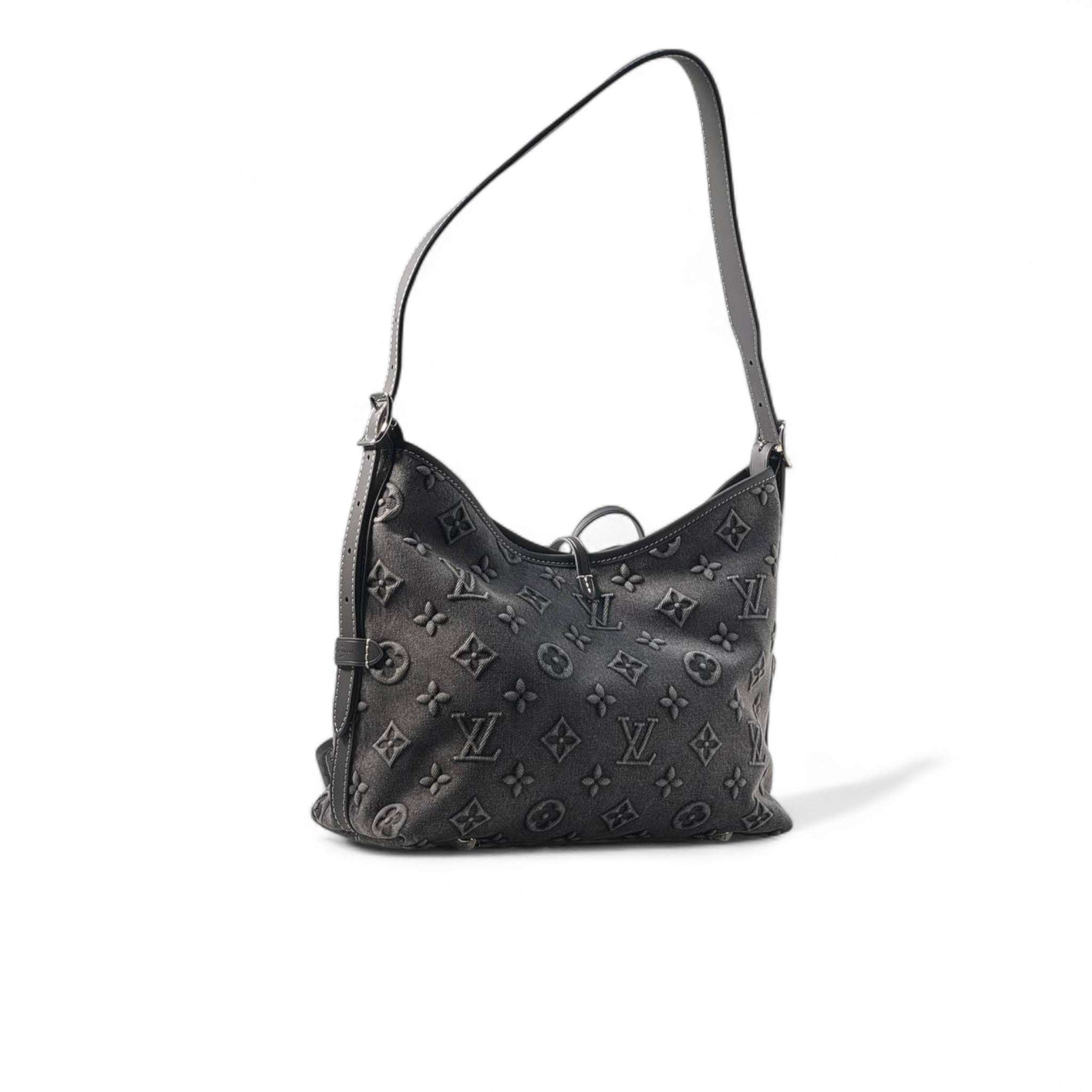Louis Vuitton Melie Hobo Bag – Monogram Denim with Pouch 🖤🧵