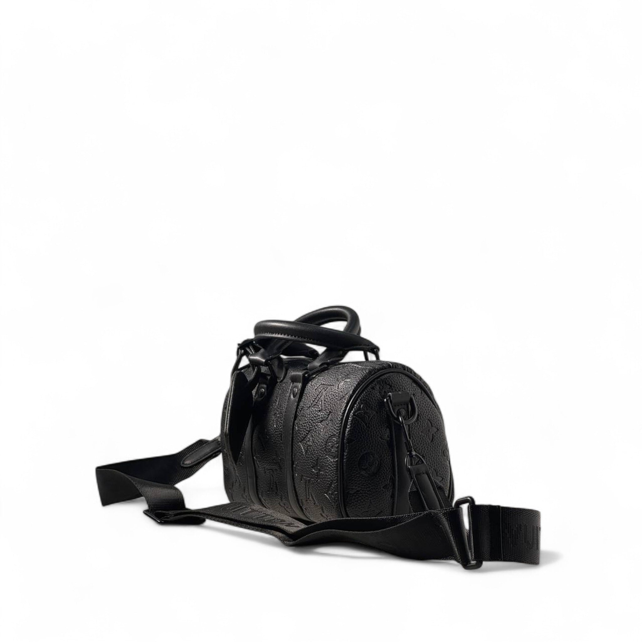 Louis Vuitton Mini Keepall – Monogram Shadow Leather 🖤✨