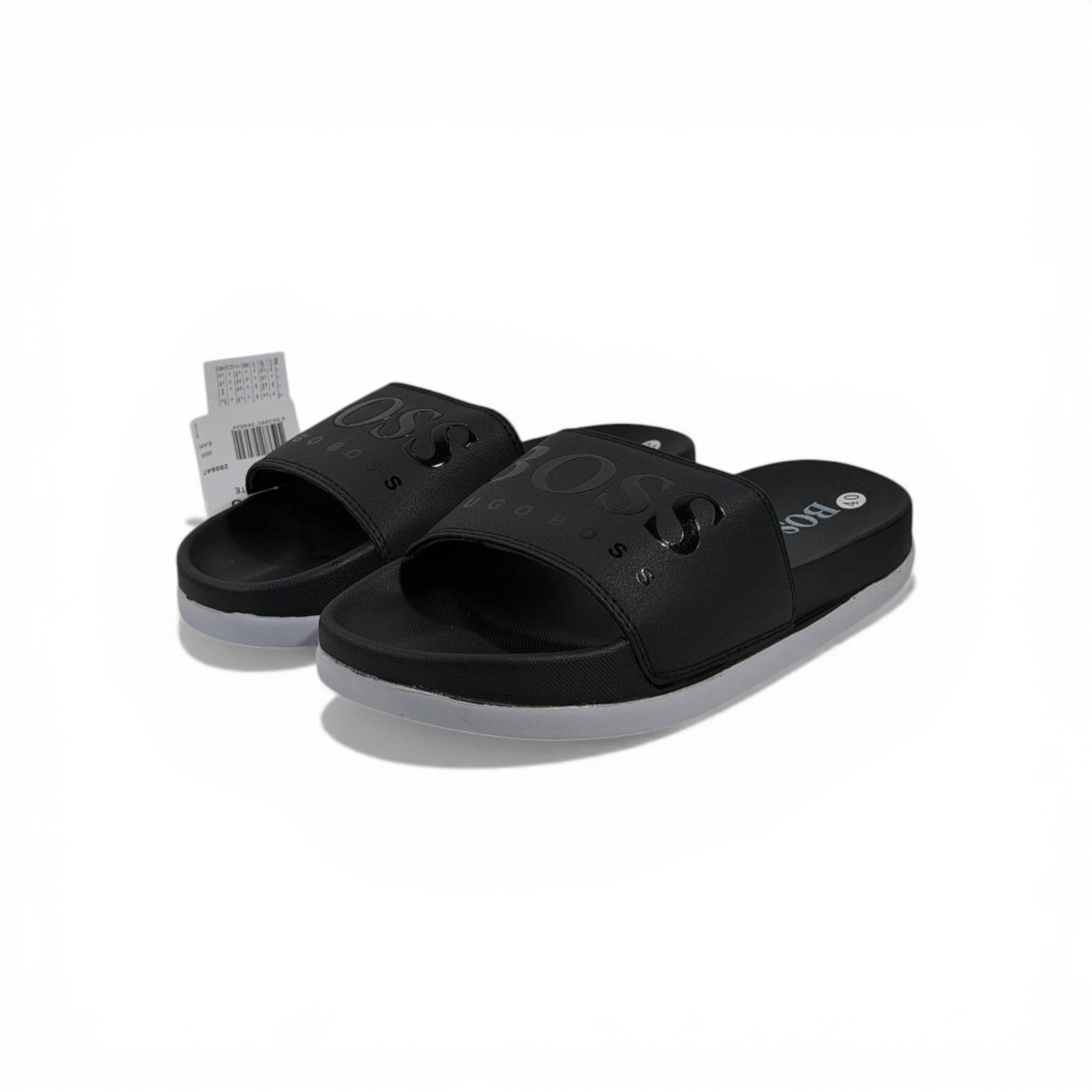 🖤✨ Hugo Boss Slides – All Black Premium Edition 🔥🩴