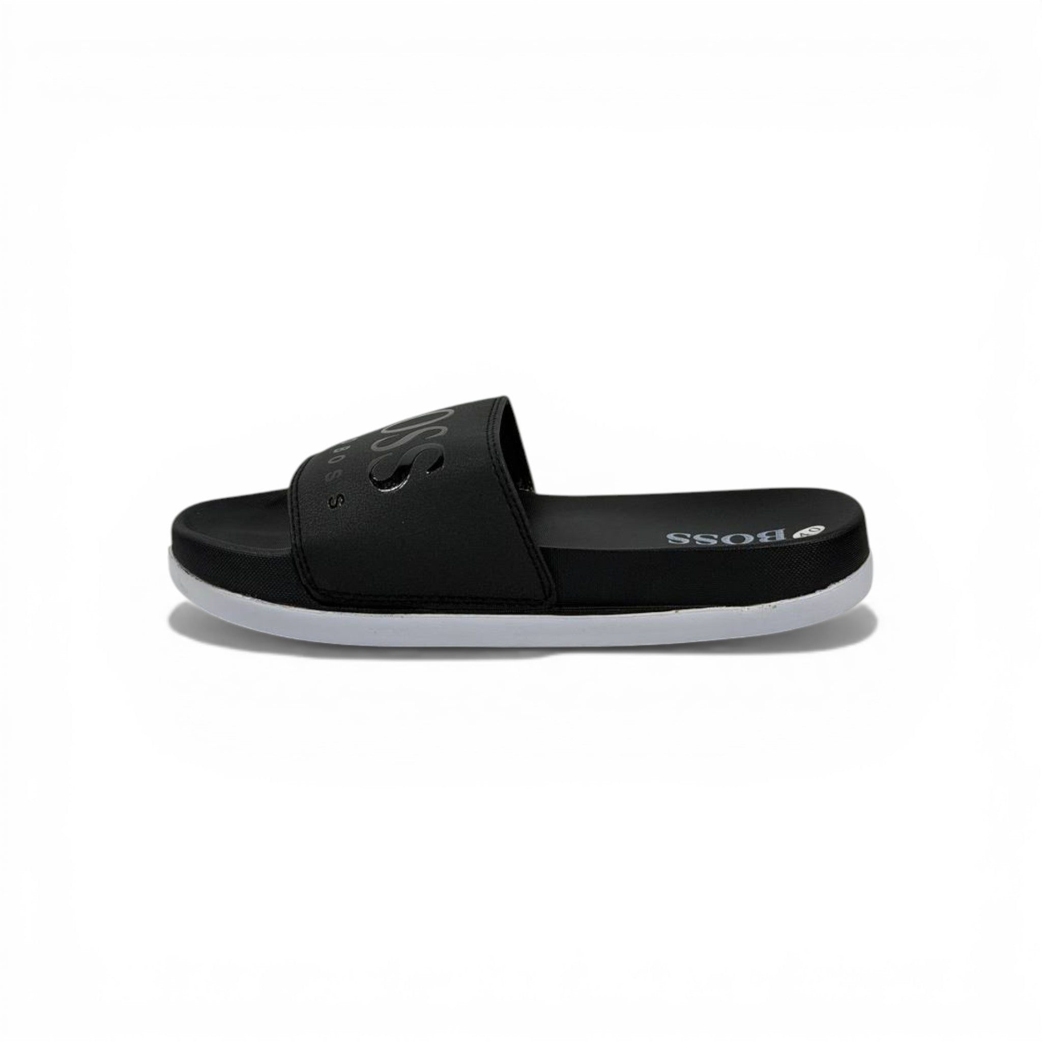 🖤✨ Hugo Boss Slides – All Black Premium Edition 🔥🩴