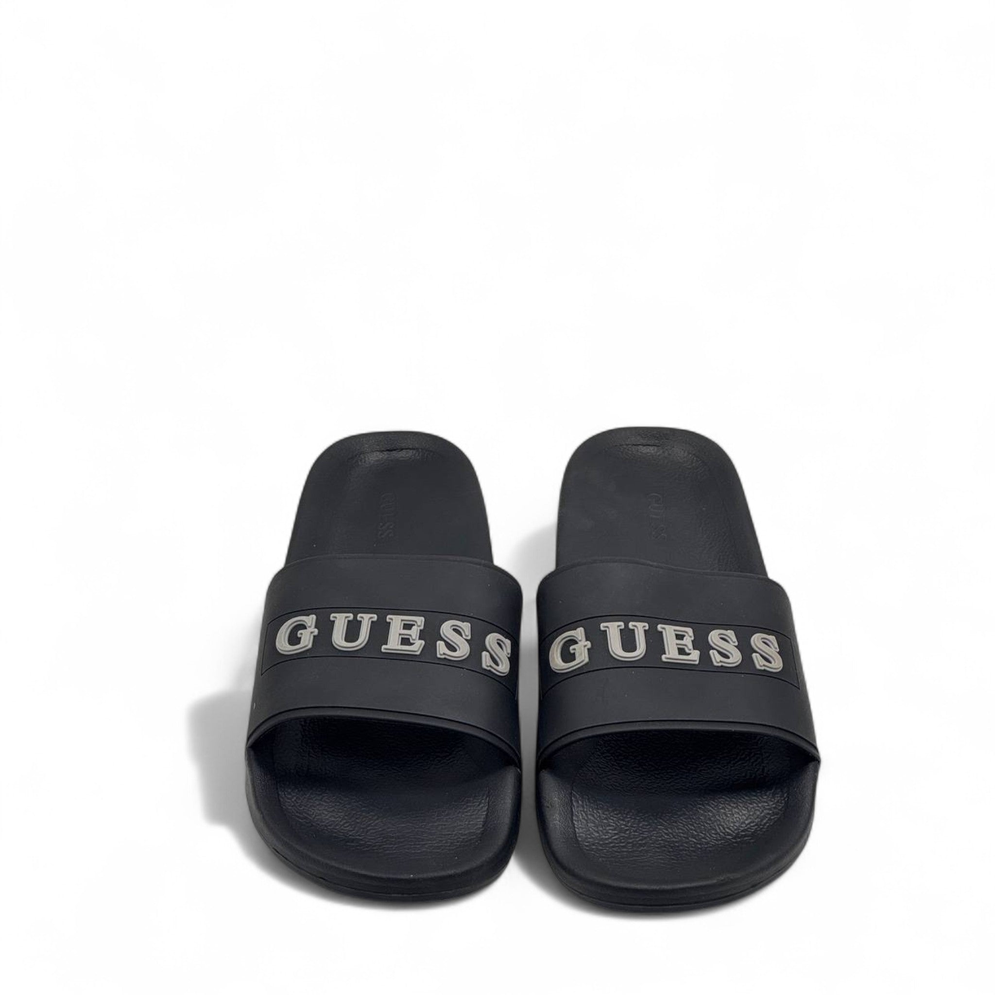 GUESS Black Logo Slides – Bold Comfort 🖤🩴