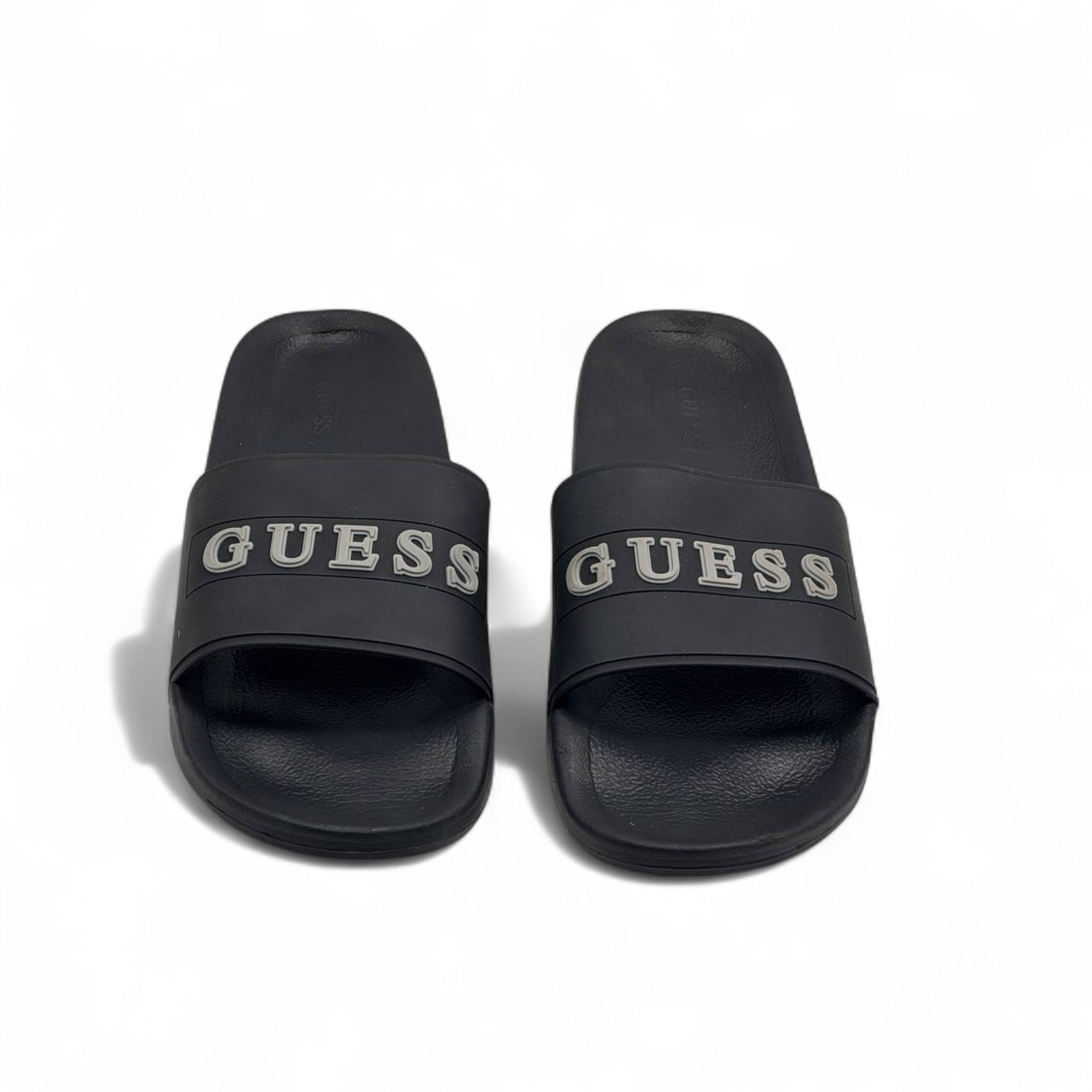 GUESS Black Logo Slides – Bold Comfort 🖤🩴