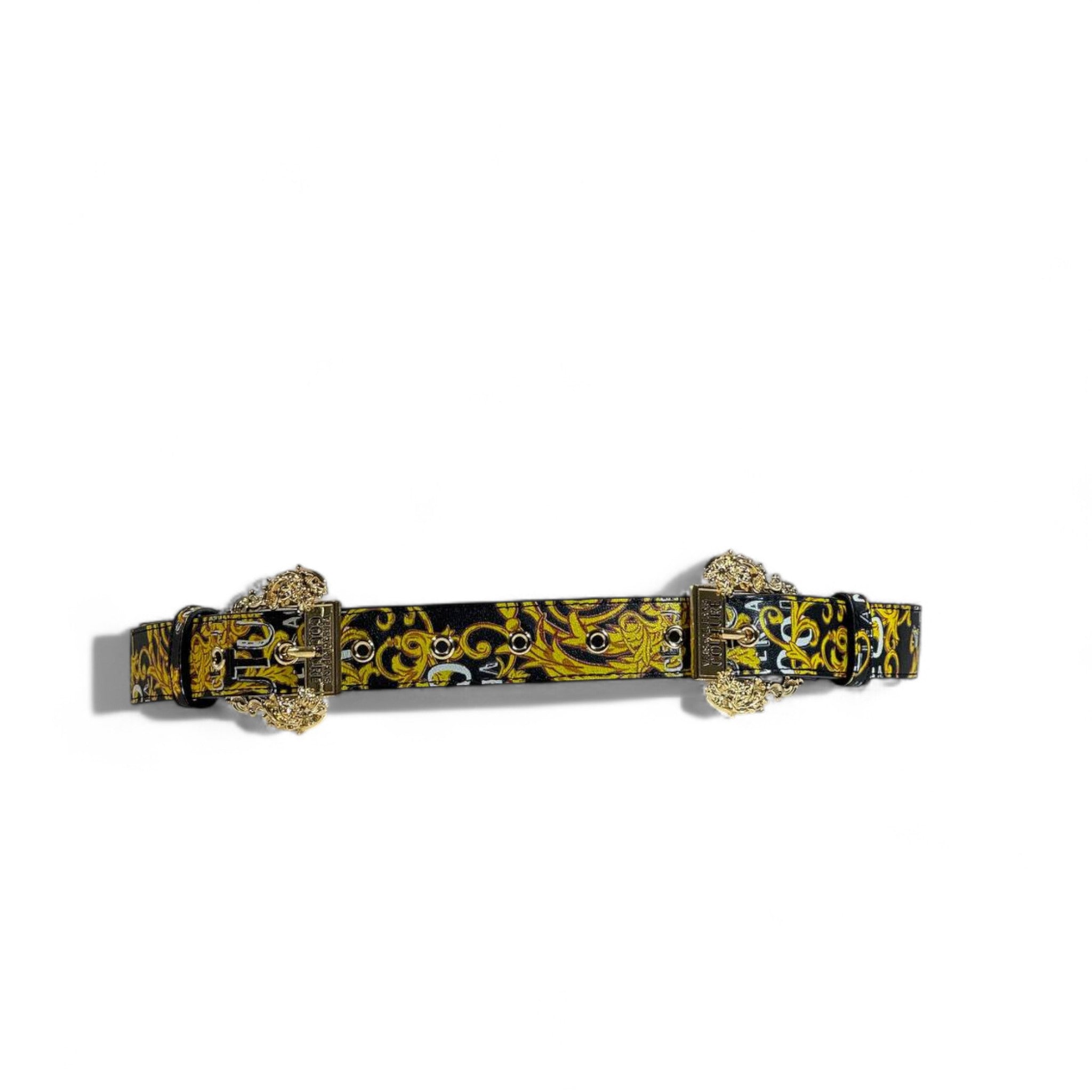 Versace Baroque Black & Gold Belt 🖤✨ | Iconic Luxury Statement