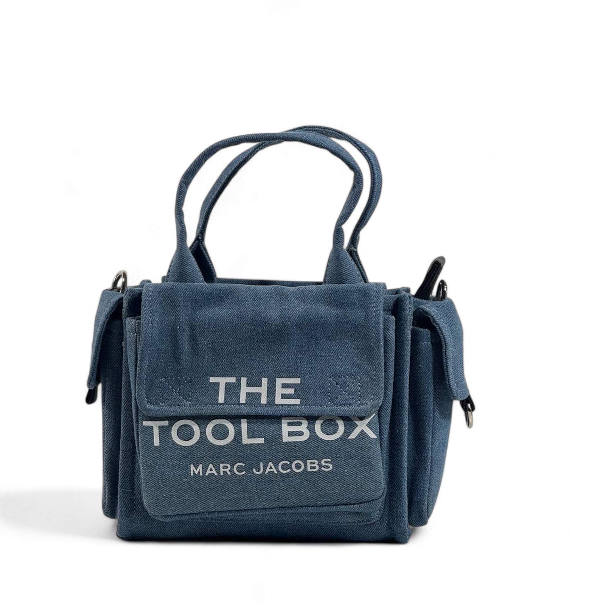 Marc Jacobs “The Tool Box” Mini Bag 💙 | Denim Blue Statement Crossbody