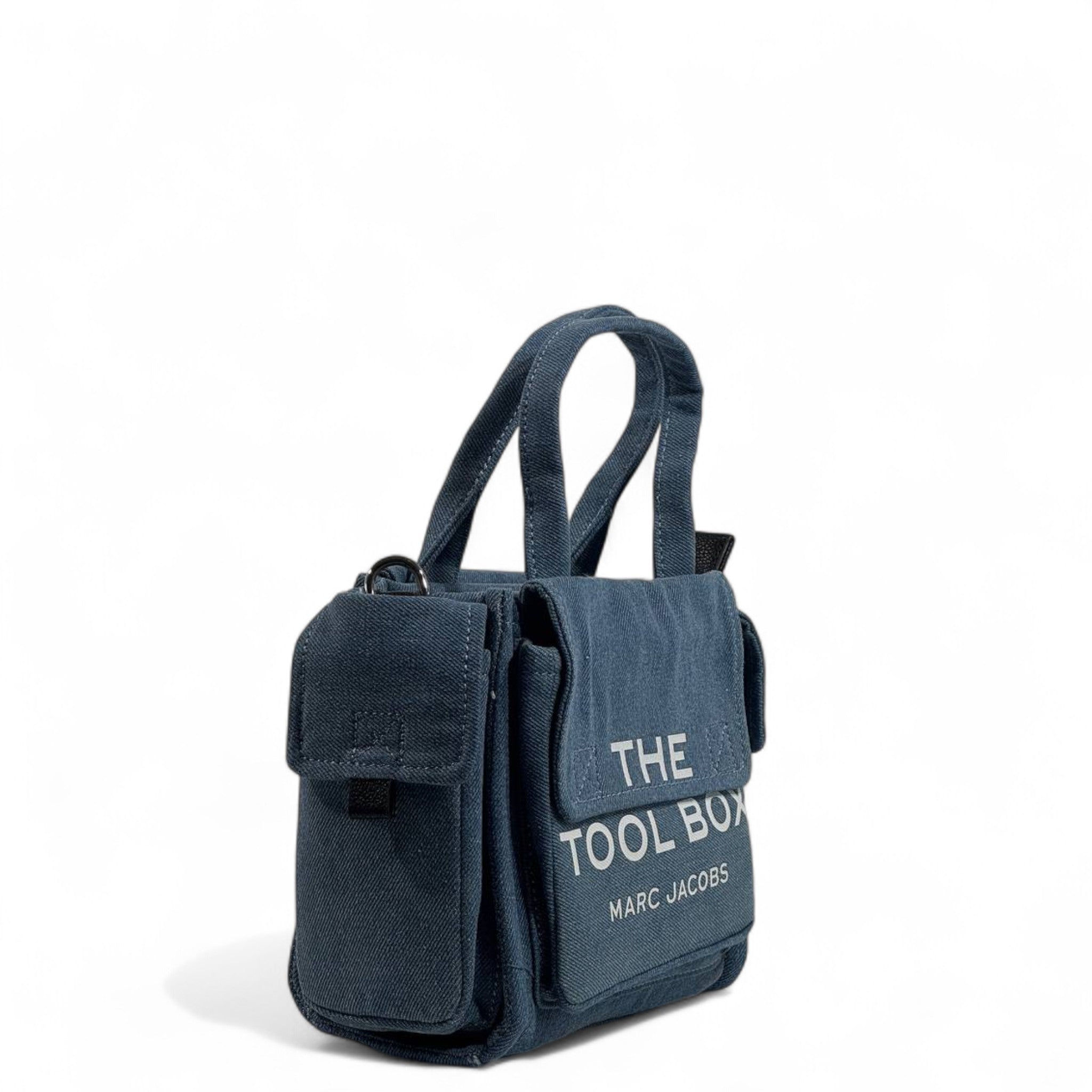 Marc Jacobs “The Tool Box” Mini Bag 💙 | Denim Blue Statement Crossbody