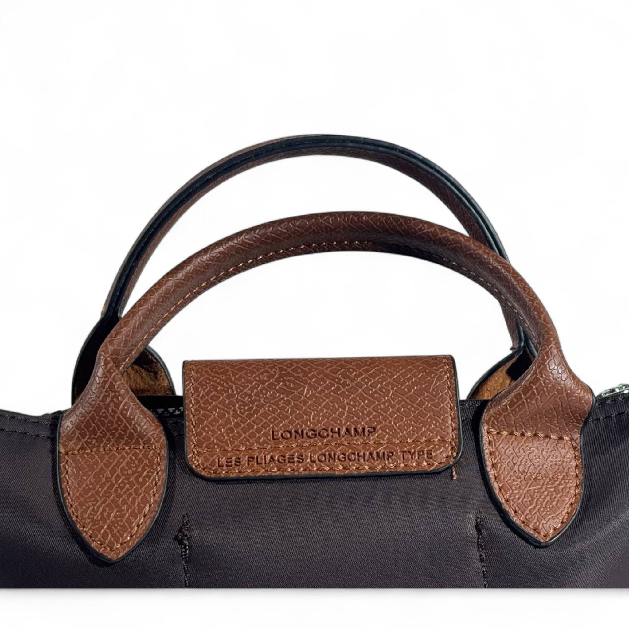 Longchamp Le Pliage Top Handle Bag 🤎 Brown | Elegant Crossbody with Strap