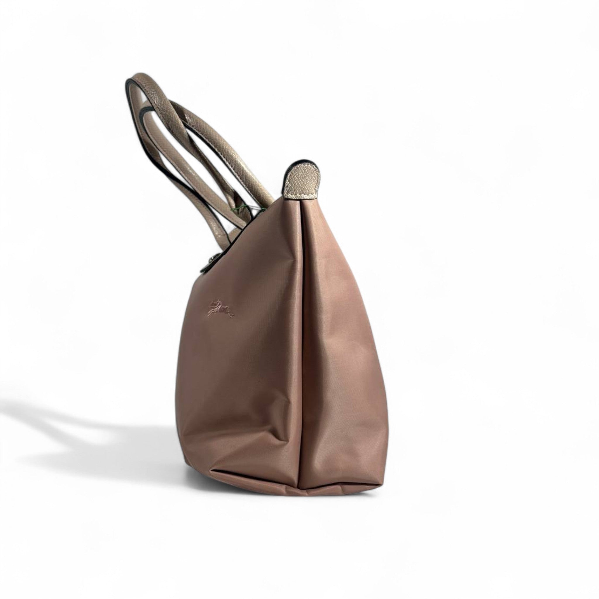 Longchamp Le Pliage Tote 🌸 Blush Pink & Beige – Elegant Everyday Icon