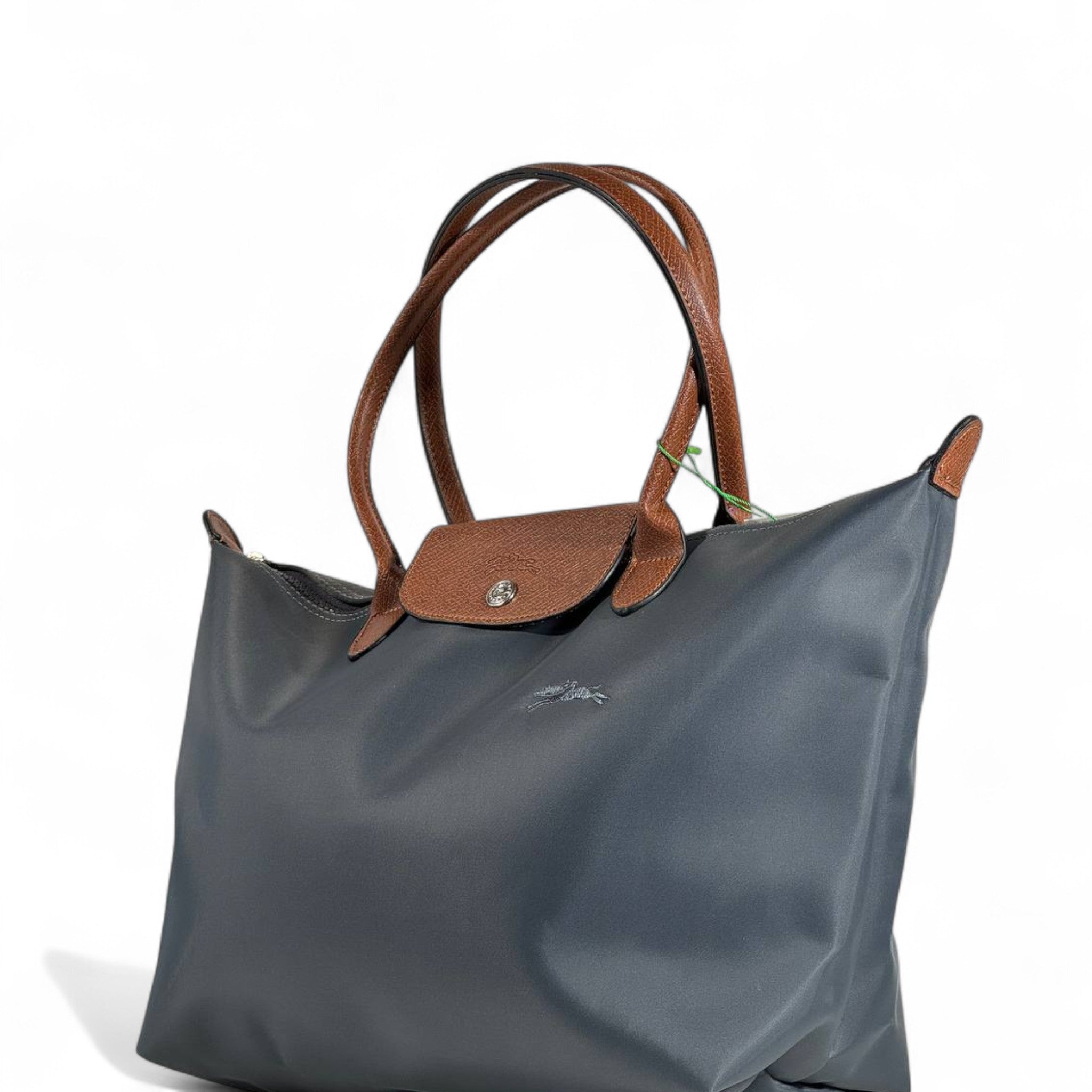Longchamp Le Pliage Large Tote – Elegant Grey & Brown 🩶🤎