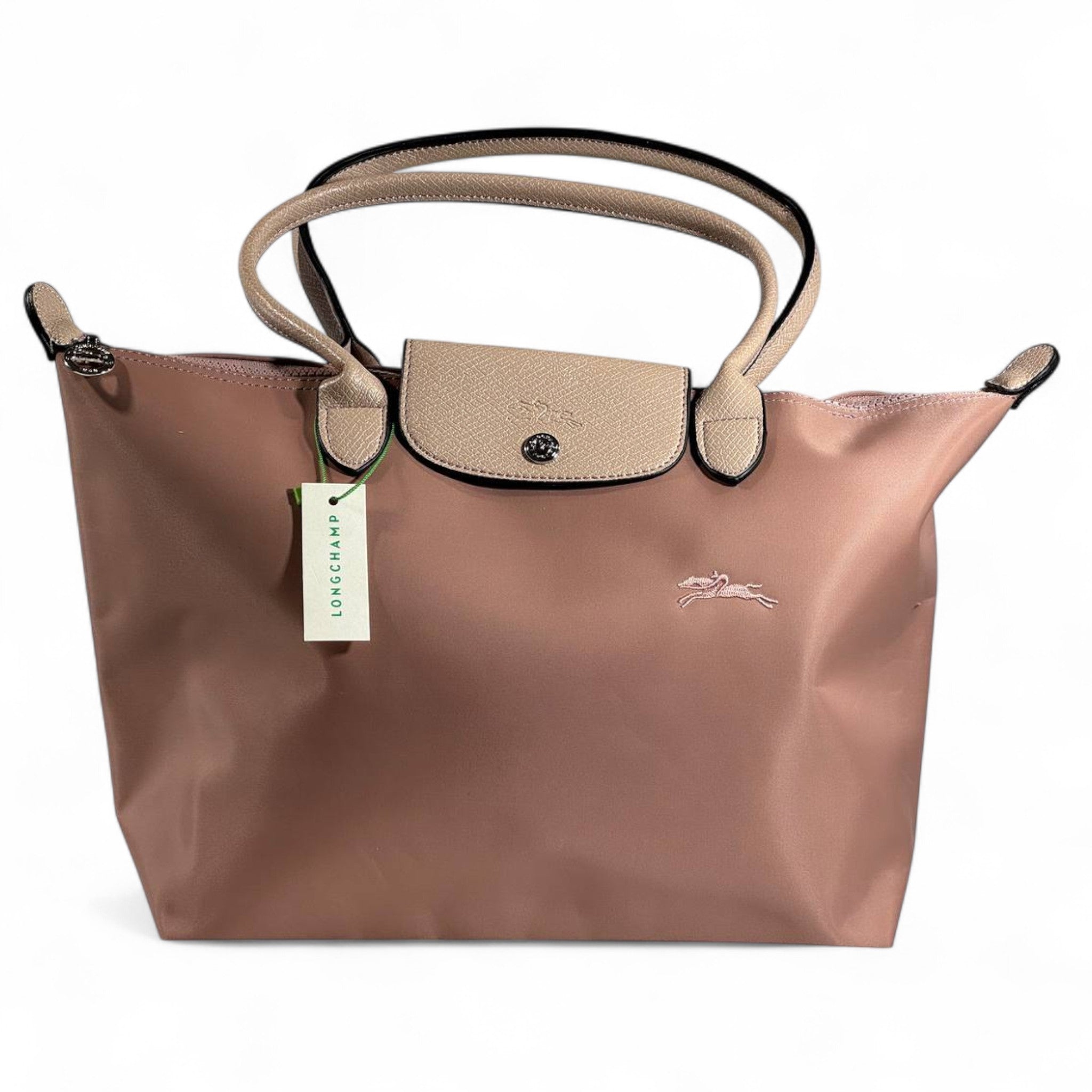 Longchamp Le Pliage Large Tote – Rose Nude & Beige Elegance 🩷🤍