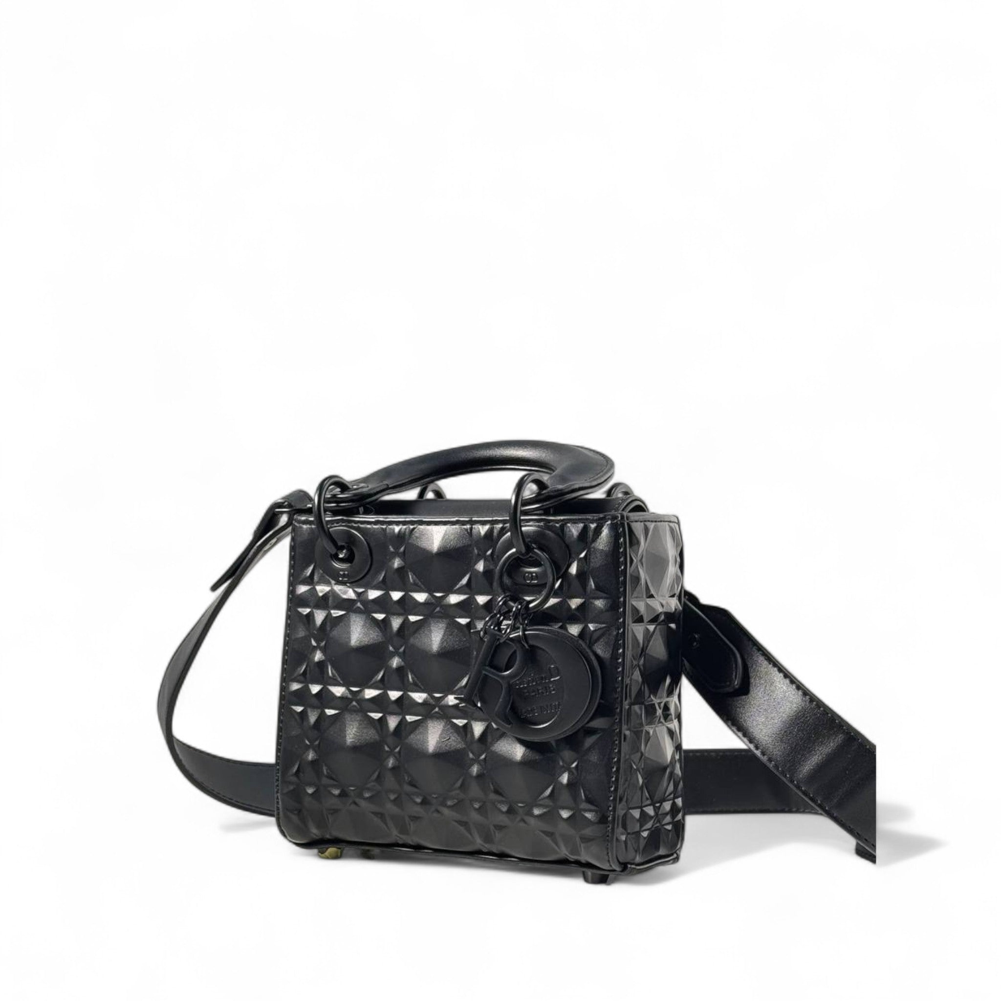 🖤 Dior Cannage Studded Mini Bag – Blackout Edition 🖤