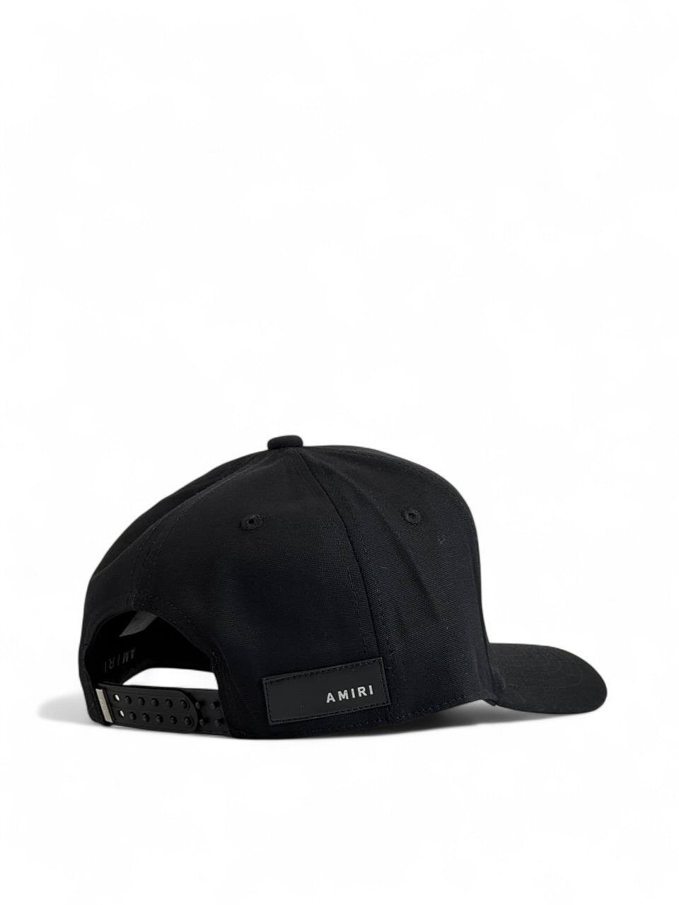 Amiri All-Black Embroidered Cap 🖤 | Luxury Minimal Streetwear 🧨🔥