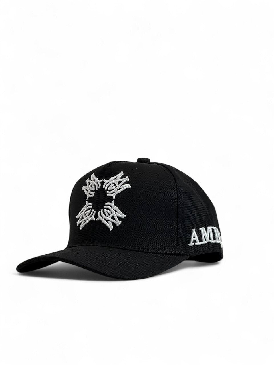 Amiri Black & White Embroidered Cap 🖤🤍 | Luxury Streetwear Icon ✨🔥