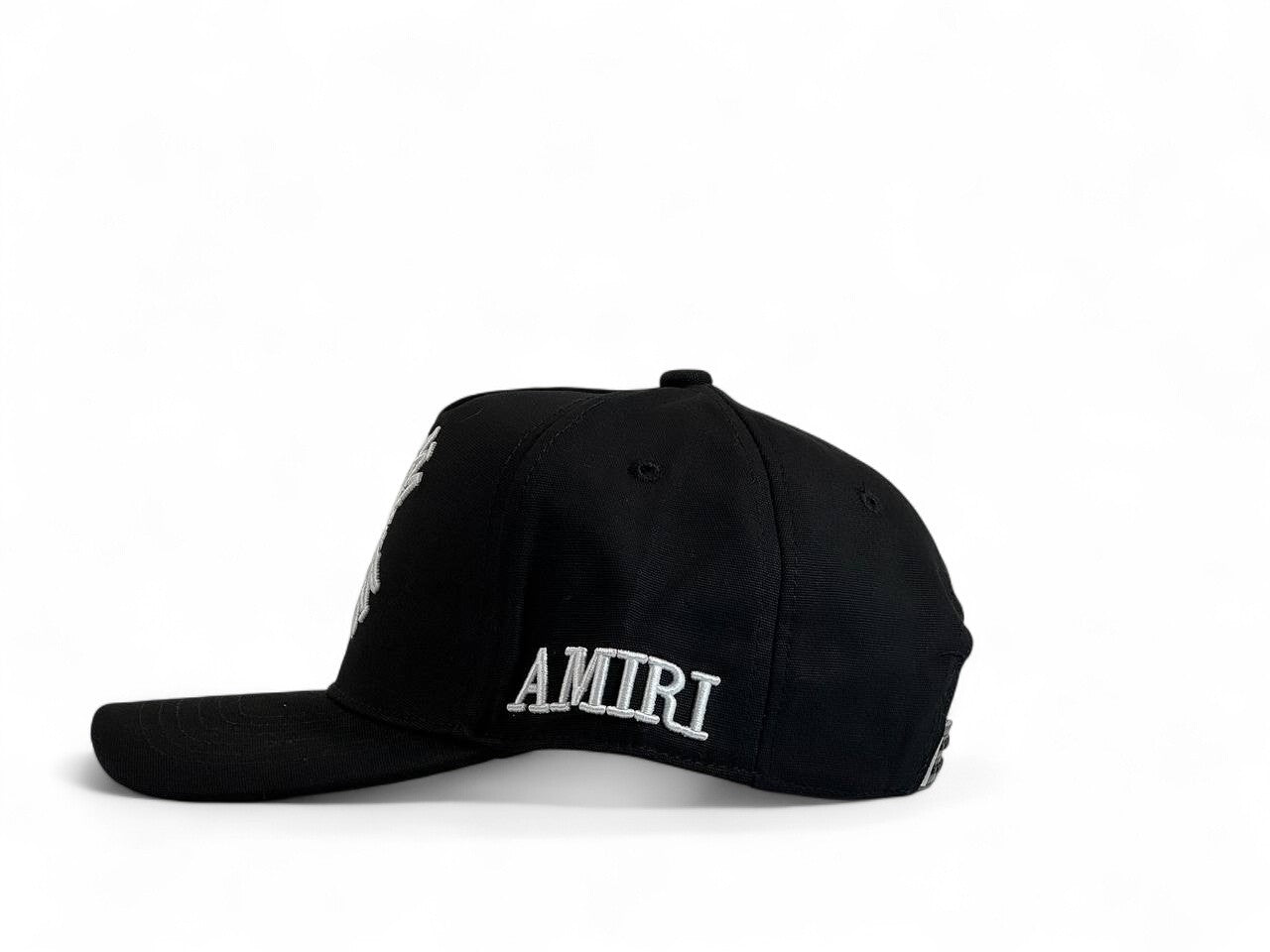 Amiri Black & White Embroidered Cap 🖤🤍 | Luxury Streetwear Icon ✨🔥