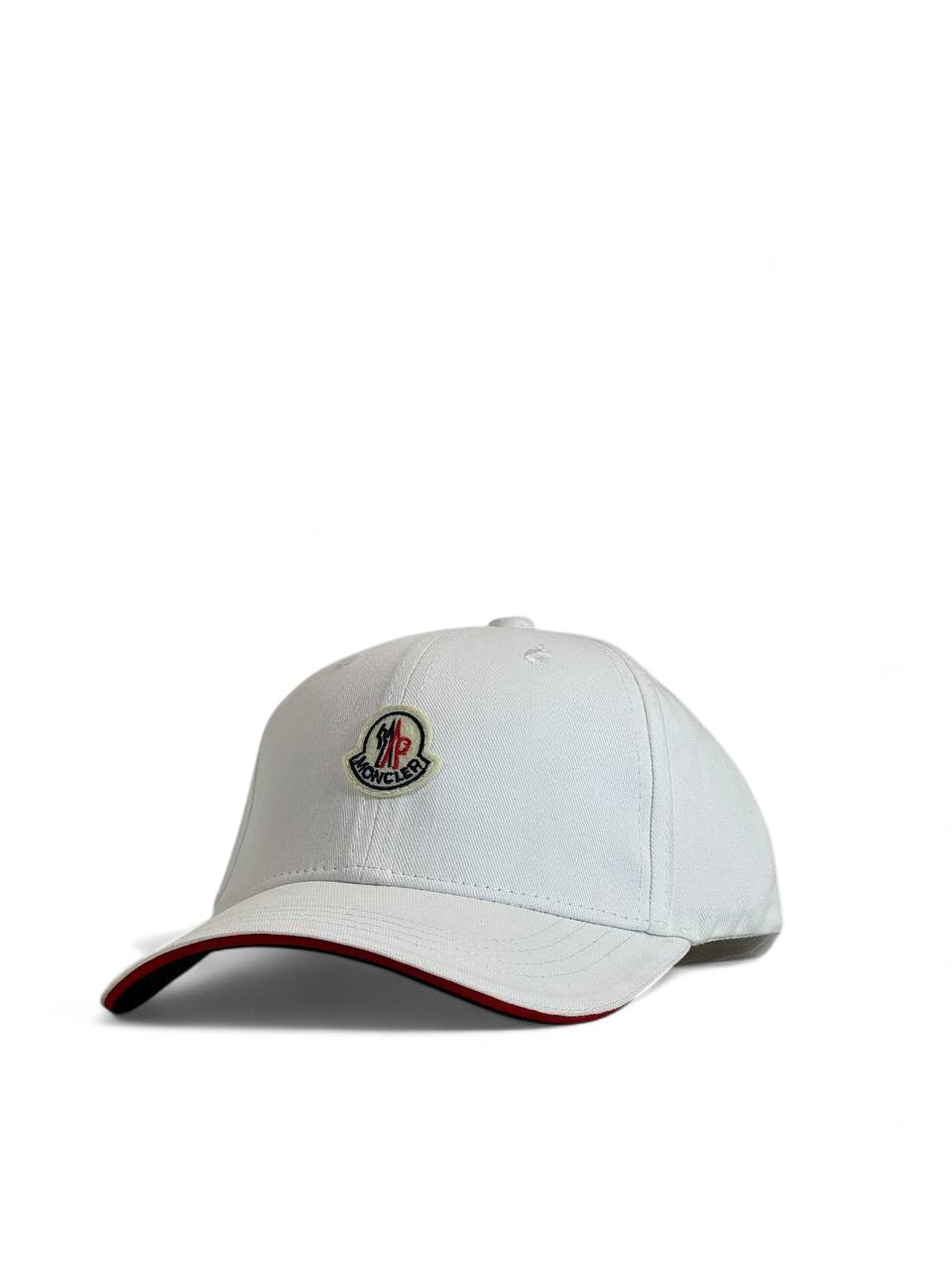 Moncler White Classic Logo Cap 🤍🔥 | Timeless Luxury Streetwear