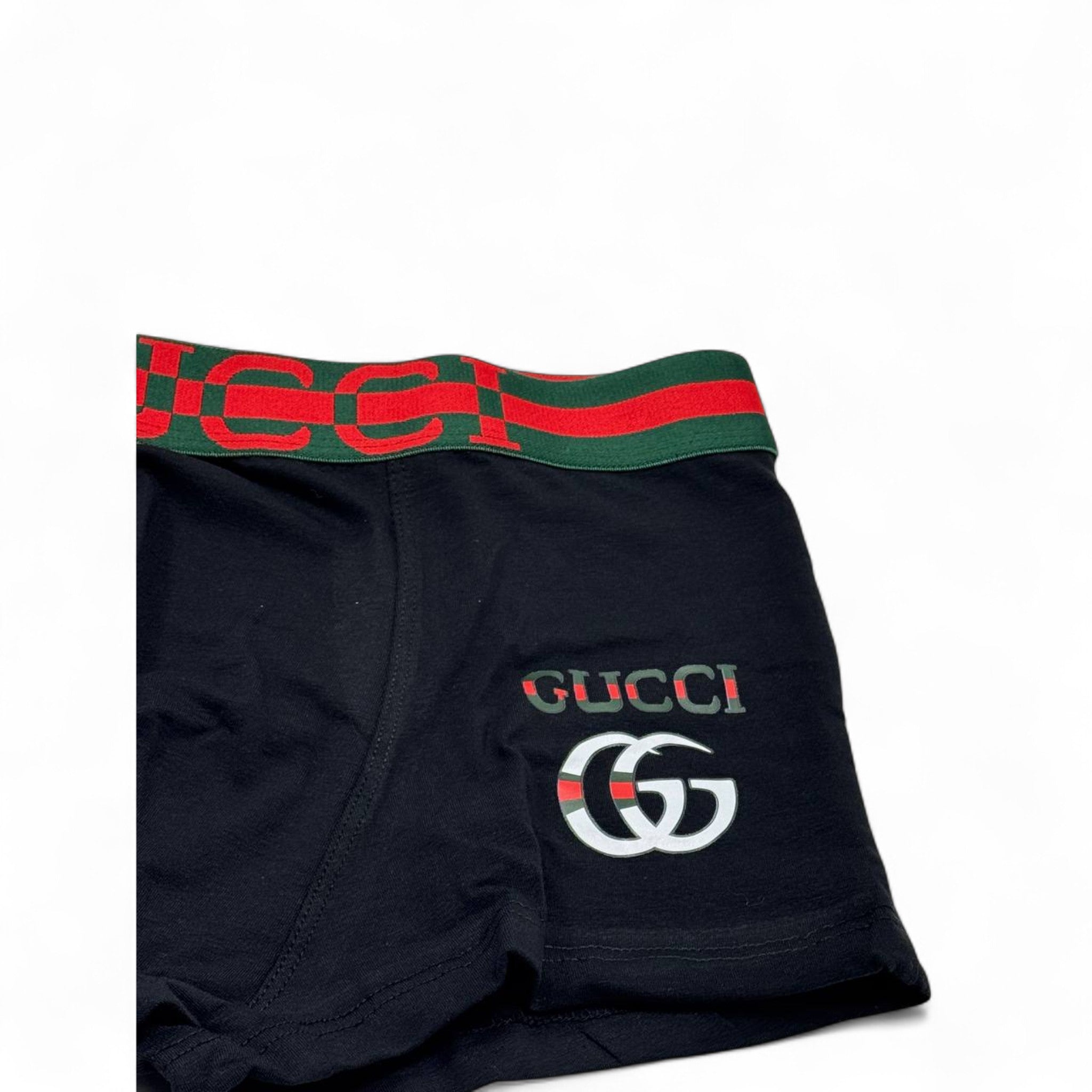 🩳 Gucci Men’s Boxer Briefs – 3-Pack Signature Web Waistband (White, Red, Black) 🔥