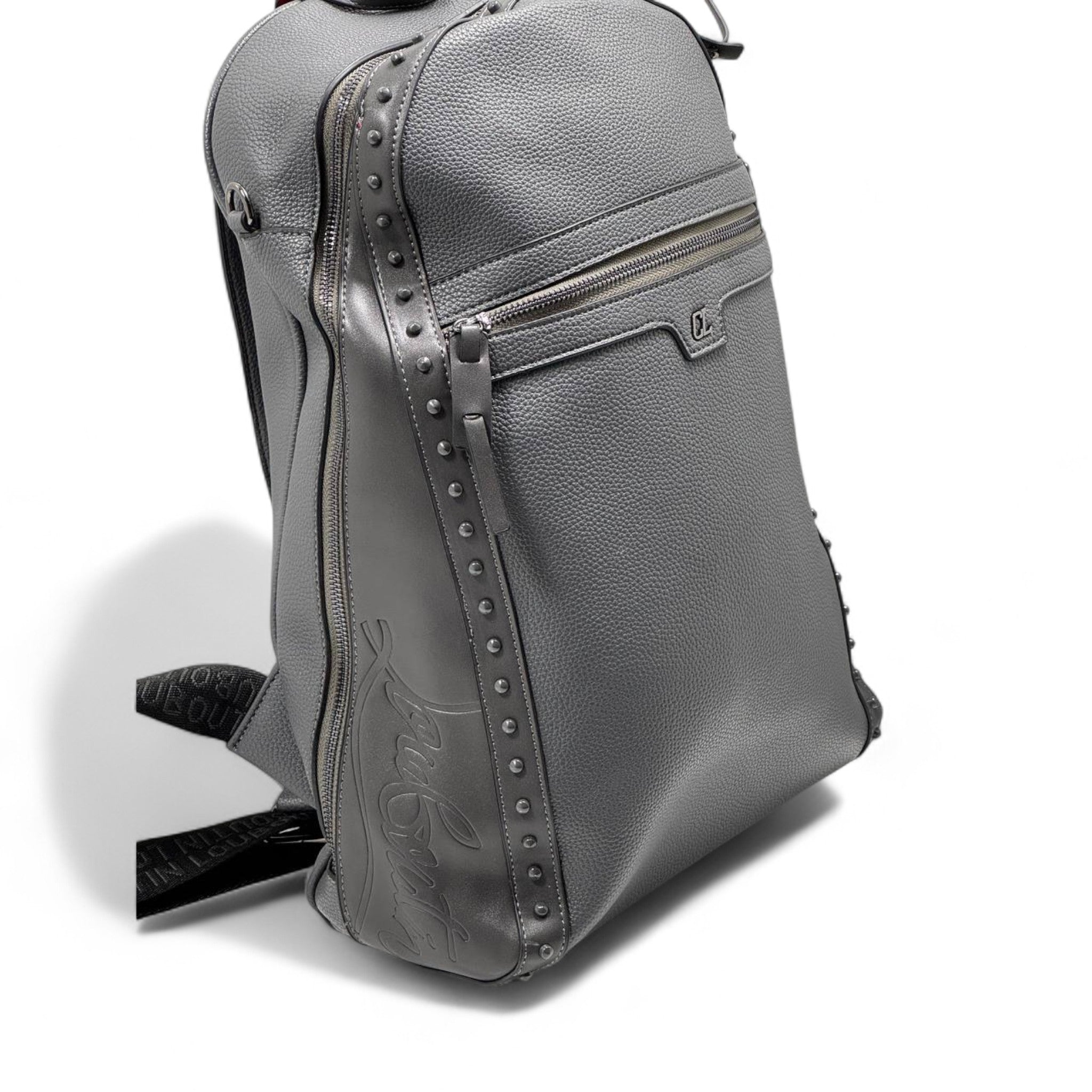 🎒 Christian Louboutin Leather Backpack – Signature Studded Luxury