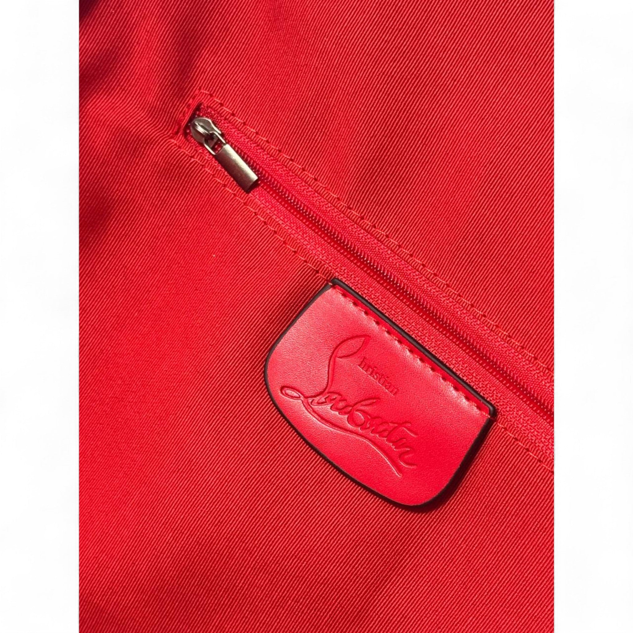 🎒 Christian Louboutin Leather Backpack – Signature Studded Luxury