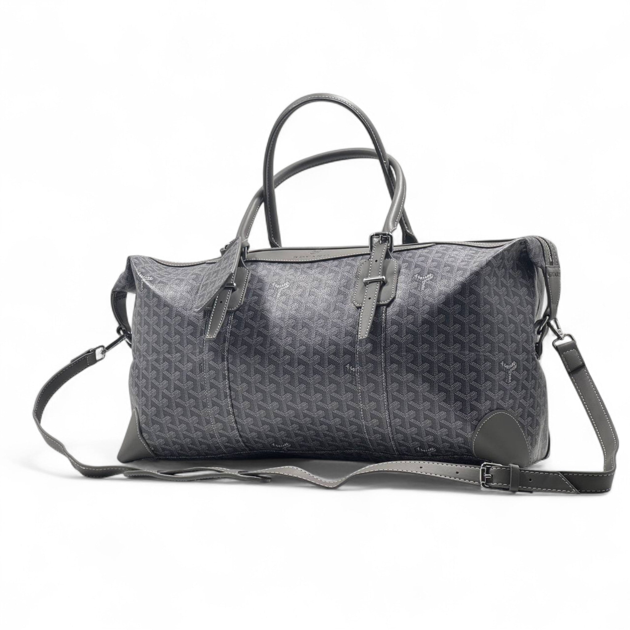 🧳 Goyard grey Monogram Duffle Bag – Premium Travel Companion