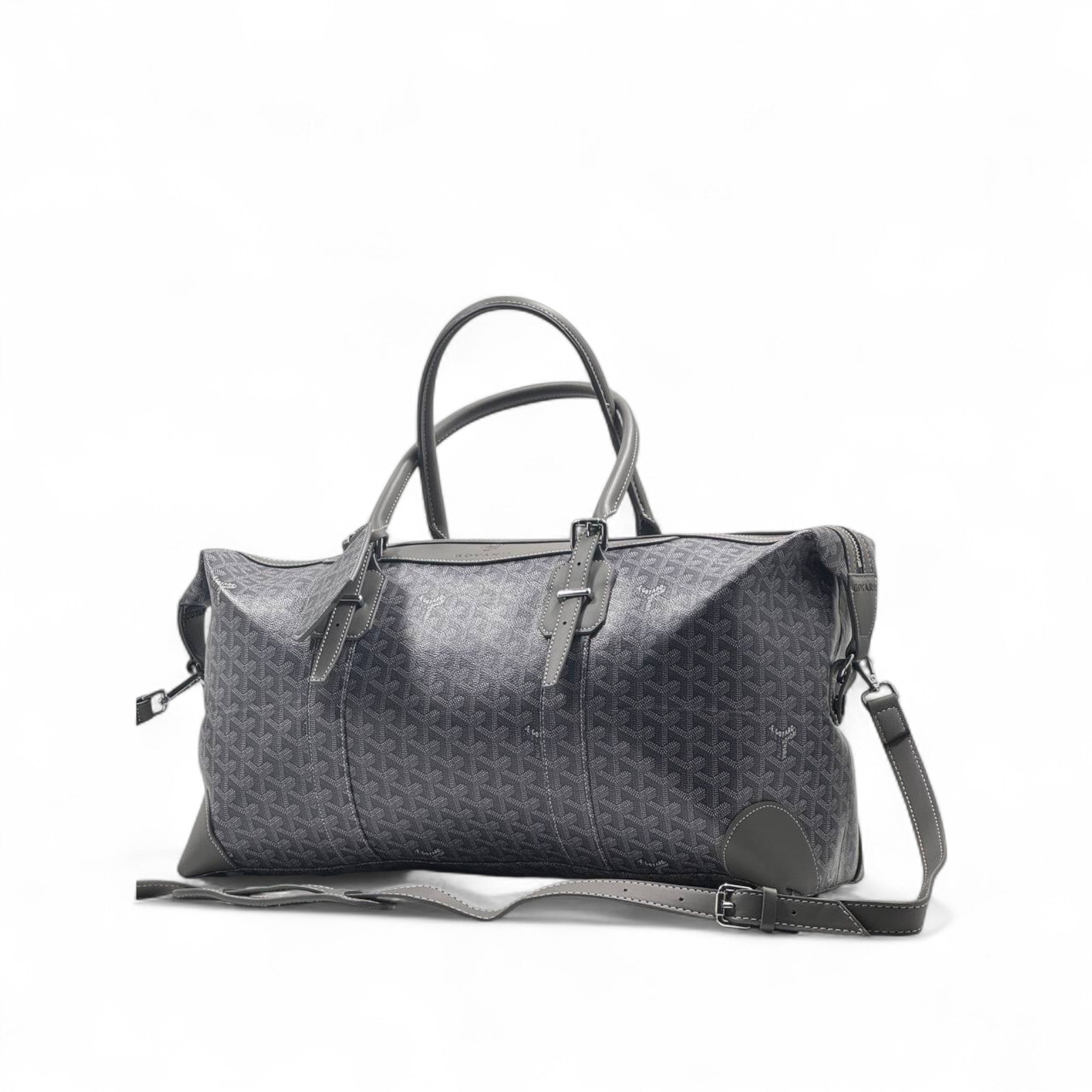 🧳 Goyard grey Monogram Duffle Bag – Premium Travel Companion