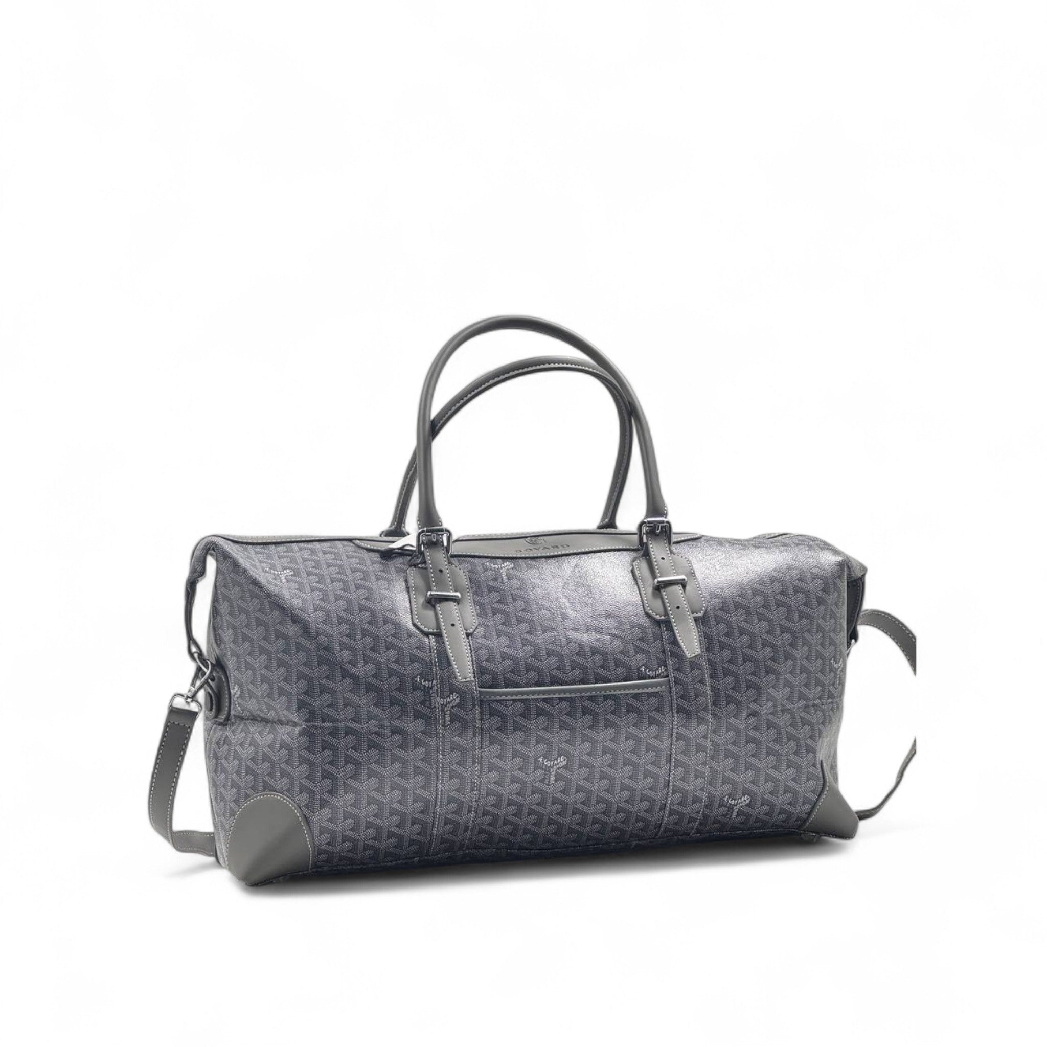 🧳 Goyard grey Monogram Duffle Bag – Premium Travel Companion