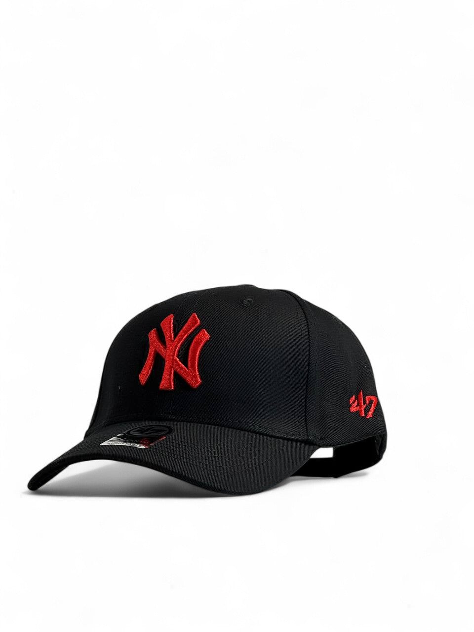 Black & Red NY Yankees ‘47 Brand Cap 🖤❤️ | Bold Streetwear Essential 🧢🔥