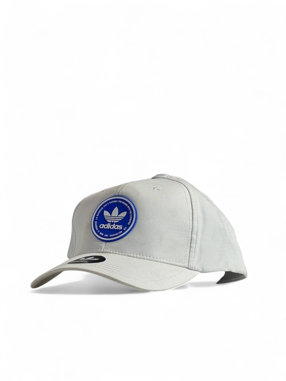 ⚪ Adidas WHITE & Blue Trefoil Cap – Classic Heritage Streetwear 🔵
