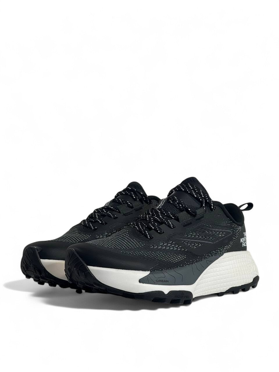 ⚫ The North Face Black & White Trail Sneakers – Performance Outdoor Running Shoes 🏞️