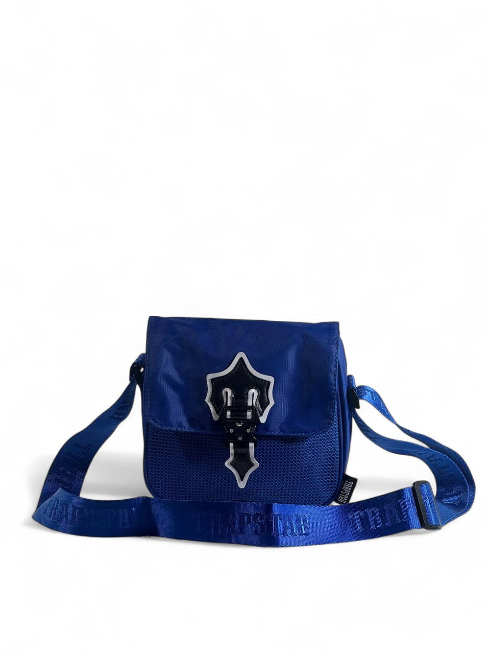 🔵 Trapstar Blue Crossbody Bag – Iconic Urban Streetwear Shoulder Bag 🔥