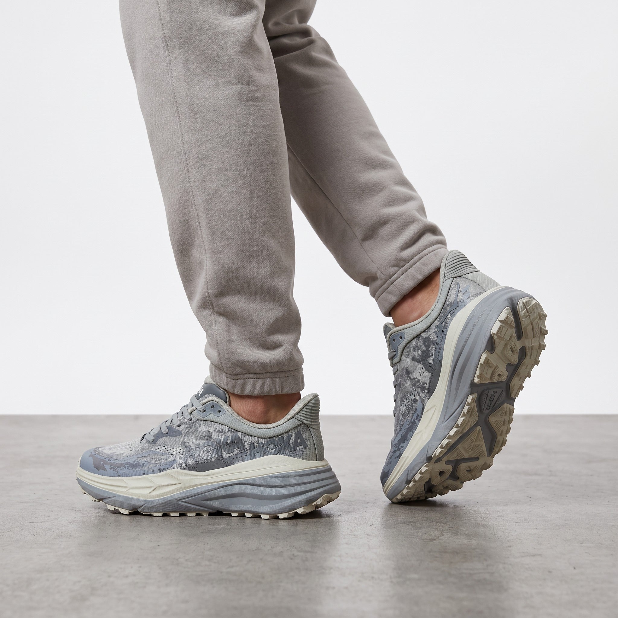 HOKA Speedgoat Trail Running Shoes – Glacier Grey ❄️🏔️