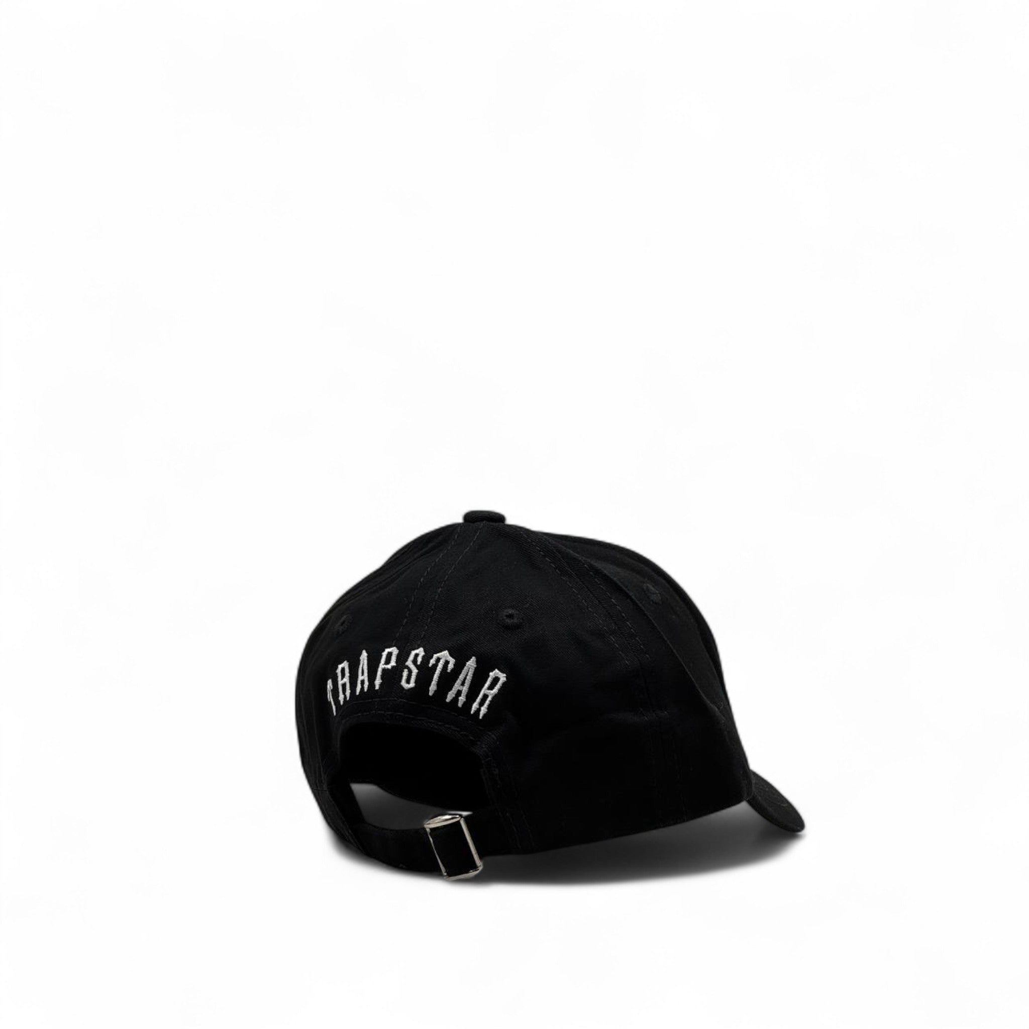 Trapstar Black “T” Cap 🧢⚪ – Silent Heat, Street Certified