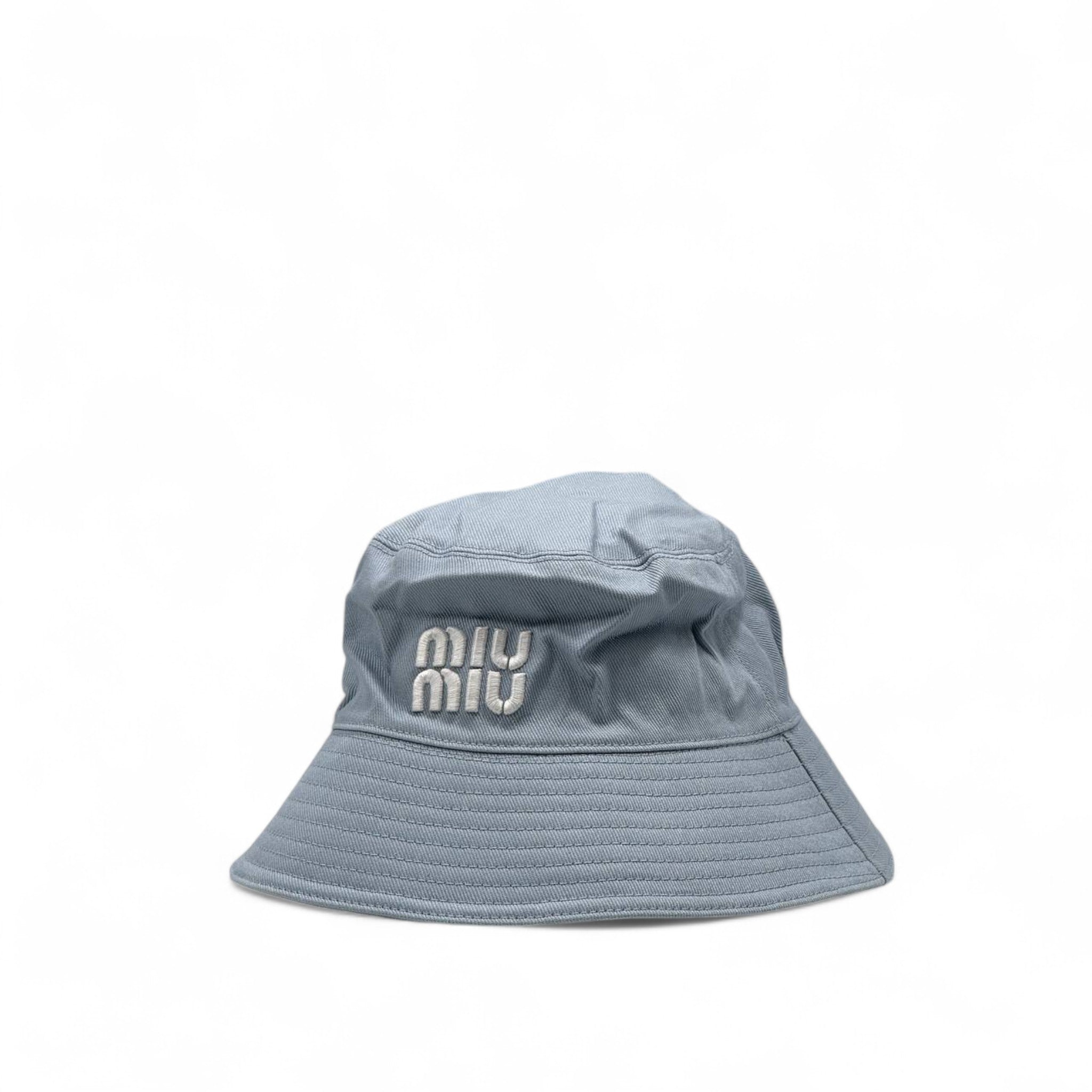 Miu Miu Light Blue Bucket Hat ๐ฉต โ Soft Shade, Strong Style