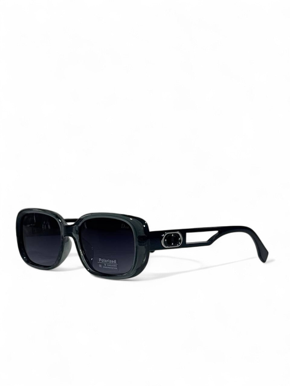 🖤 Dior Black Polarized Sunglasses – Luxury Square Frame Shades 🕶️✨