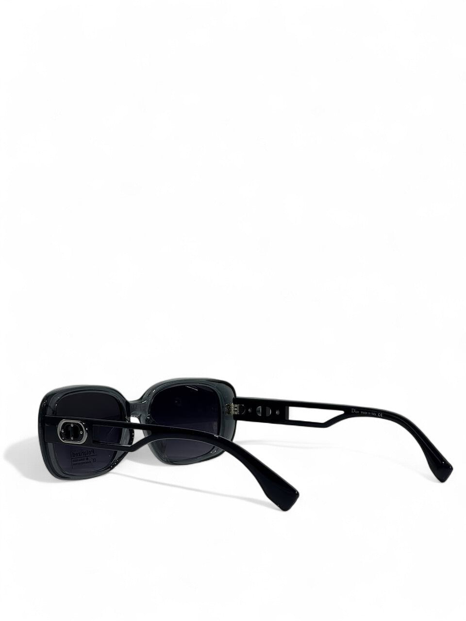 🖤 Dior Black Polarized Sunglasses – Luxury Square Frame Shades 🕶️✨