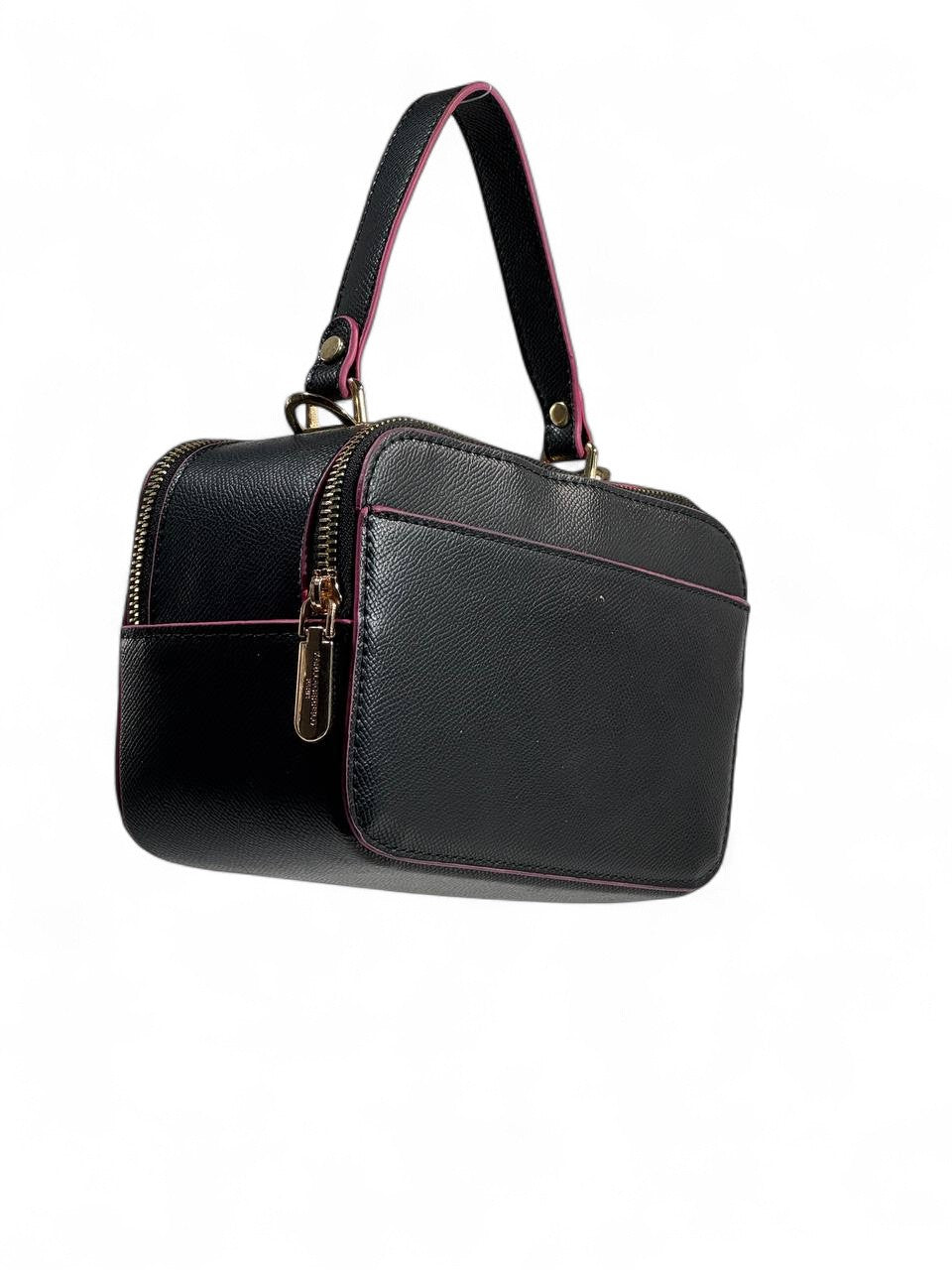 🌈 Karl Lagerfeld Paris Black Handbag – Colorful Logo Design 🎨✨