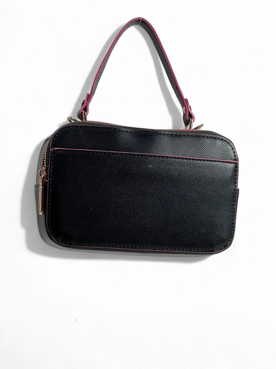 🌈 Karl Lagerfeld Paris Black Handbag – Colorful Logo Design 🎨✨