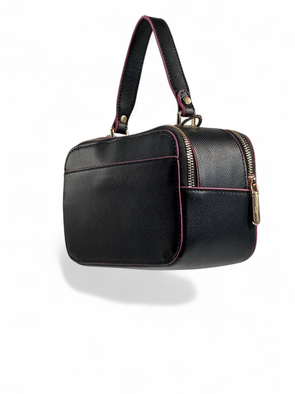 🌈 Karl Lagerfeld Paris Black Handbag – Colorful Logo Design 🎨✨