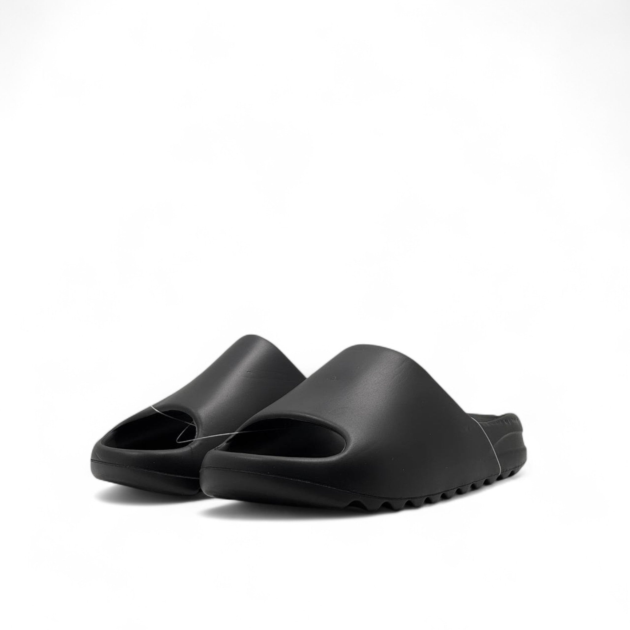 Adidas Black Adilette Slides ⚫ – Cloud Comfort with Minimalist Style