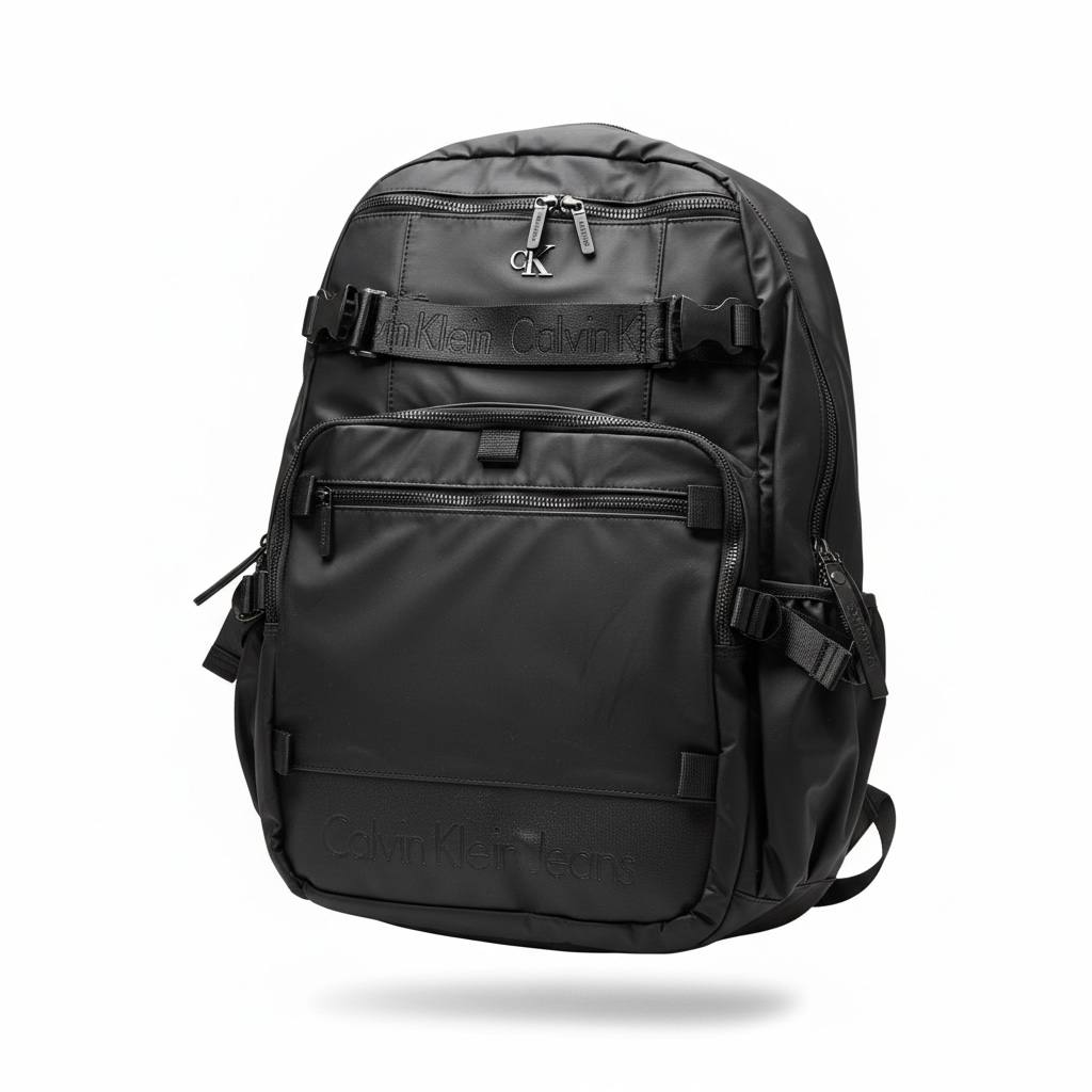 Calvin Klein Black Urban Utility Backpack Premium Edition 🎒🖤✨