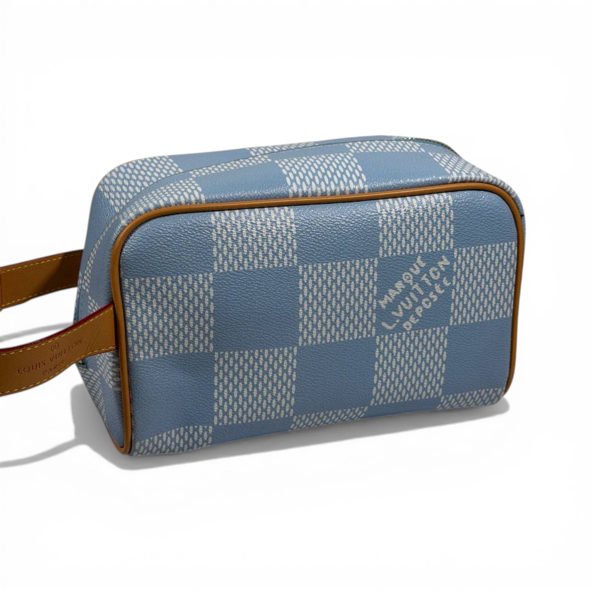 Louis Vuitton Damier Azure Blue Wristlet Pouch 💙✨👜