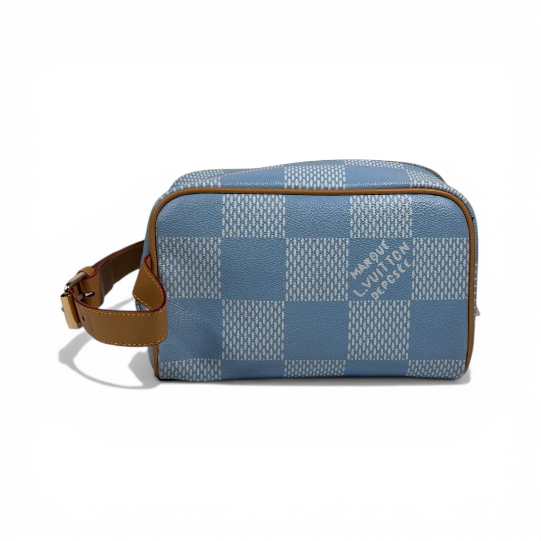 Louis Vuitton Damier Azure Blue Wristlet Pouch 💙✨👜