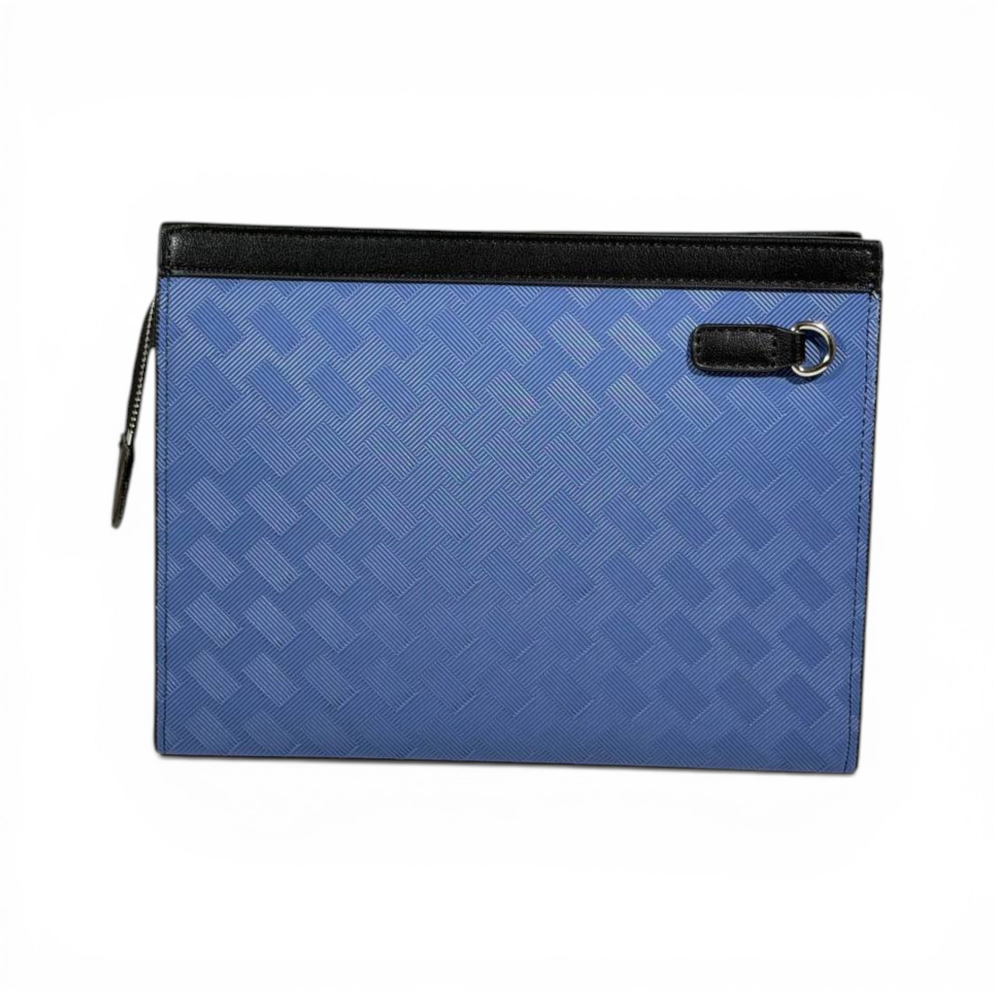 Montblanc Blue Luxury Zip Clutch Pouch 💙✨🖤