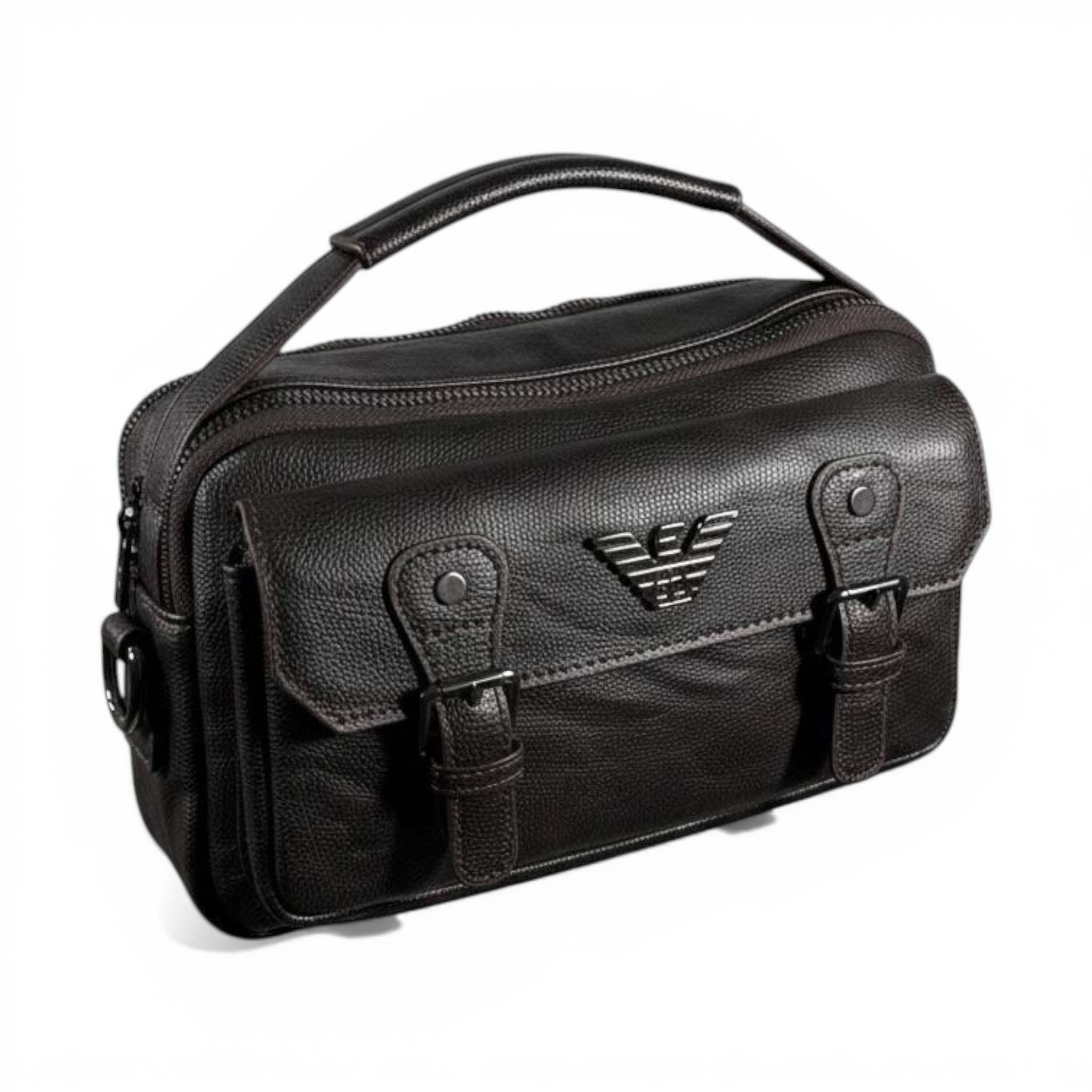Emporio Armani Executive Black Messenger Bag 🖤✨👜