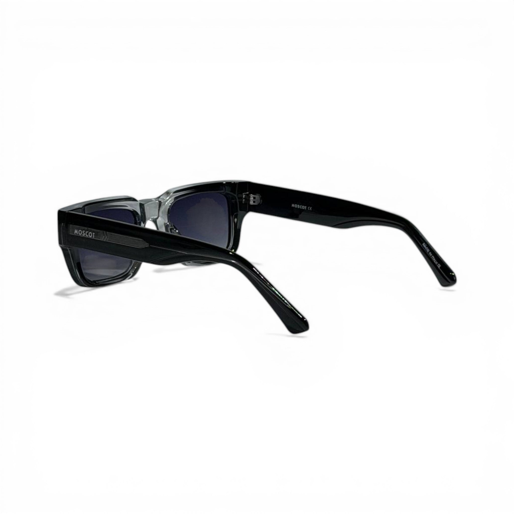 Moscot Smoke Crystal Bold Square Sunglasses 🕶️🖤✨