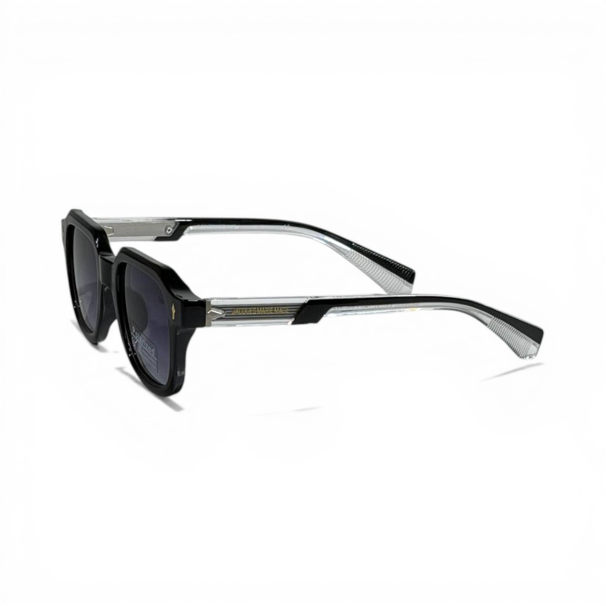 Jacquemus Polarized Noir Crystal Premium Sunglasses 🕶️🖤✨