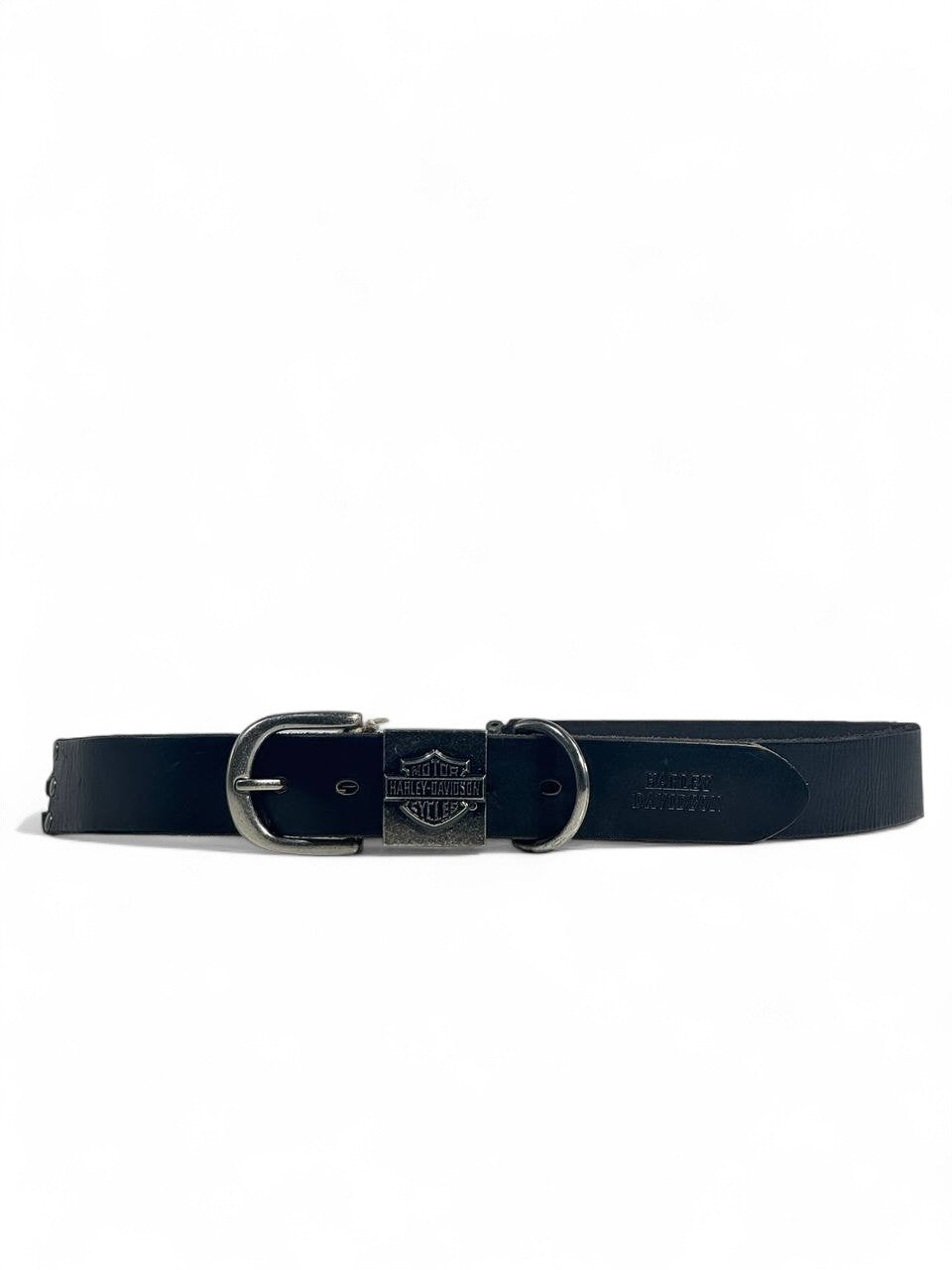 🏍️ Harley-Davidson Black Leather Belt – 125 cm | Original Cow Leather 🖤✨
