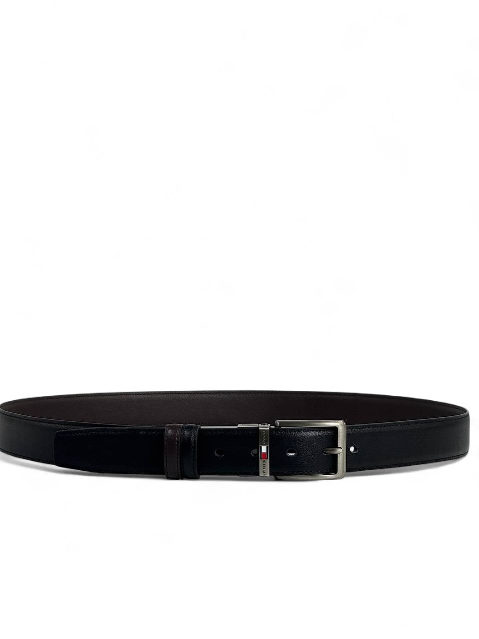 Tommy Hilfiger Classic Black Leather Belt – 130 cm 🖤✨
