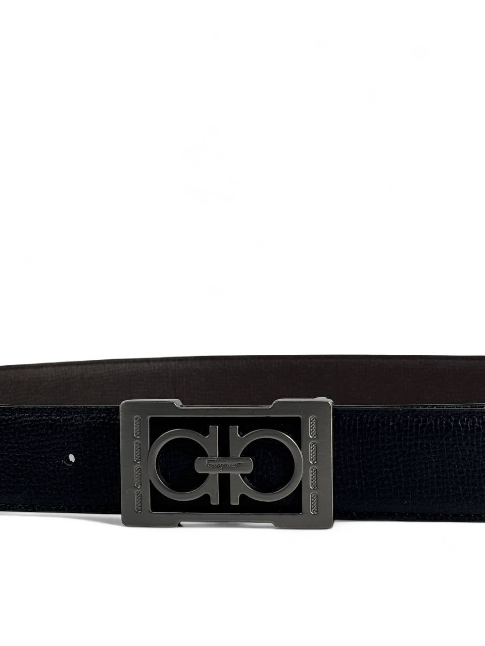 Ferragamo Reversible Leather Belt 120 cm 🖤🤍 | Double-Face | Iconic Gancini Buckle