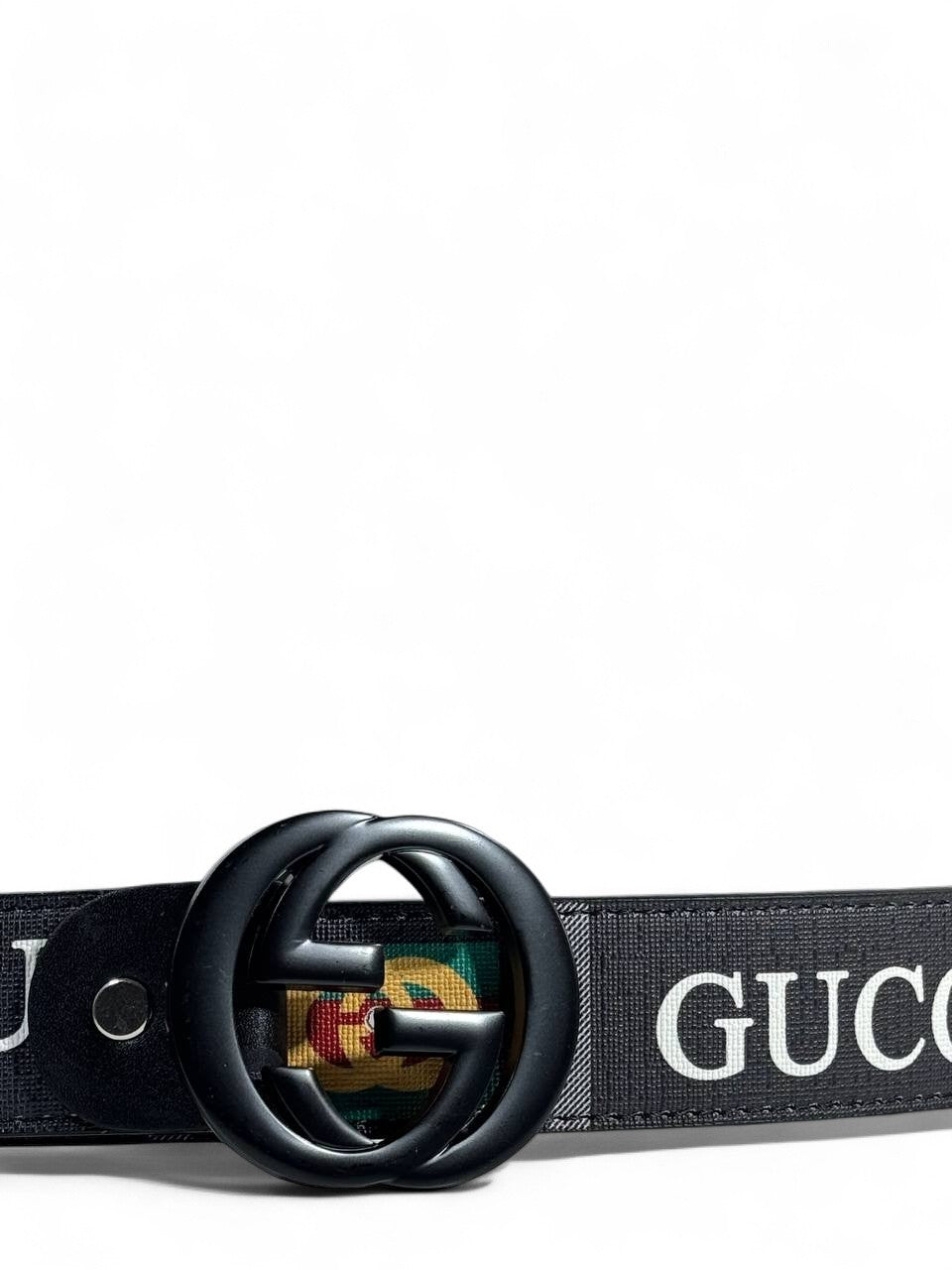 Gucci Black Logo Belt 115 cm 🖤 | Signature Print & Matte Black Buckle 🪶🔥