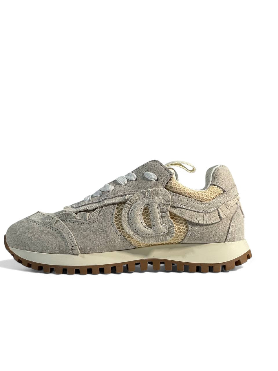 ✨ Christian Dior Light Beige Suede & Mesh Sneakers | Luxury Unisex Casual Shoes 🤍👟